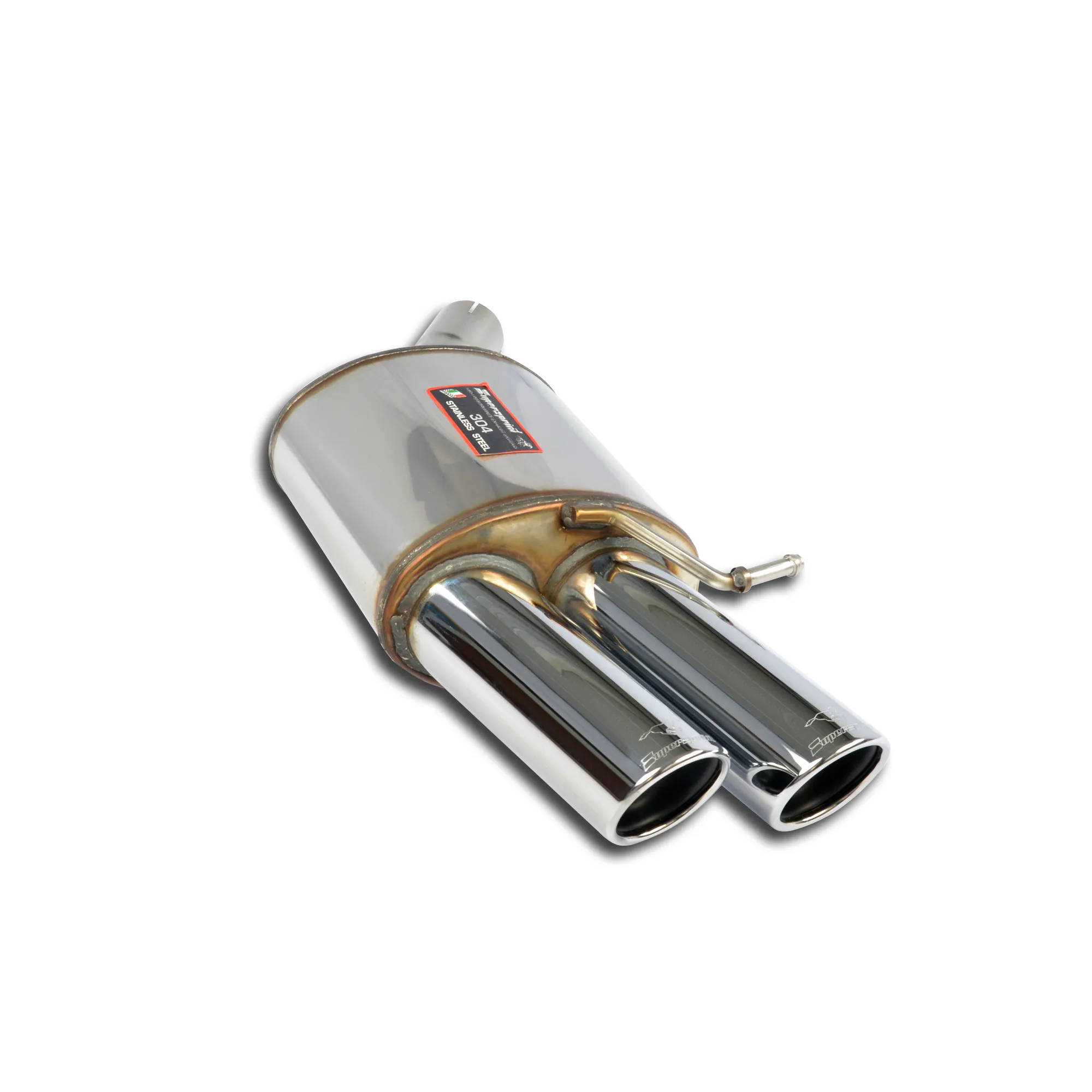 SUPERSPRINT SILENCIOSO TRASERO IZQUIERDO OO90 E.E.C. HOMOLOGACIÓN PENDIENTE AUDI A5 QUATTRO COUPÈ/CABRIO 2.0 TFSI (211 – 224 CV) ’08 – ’12