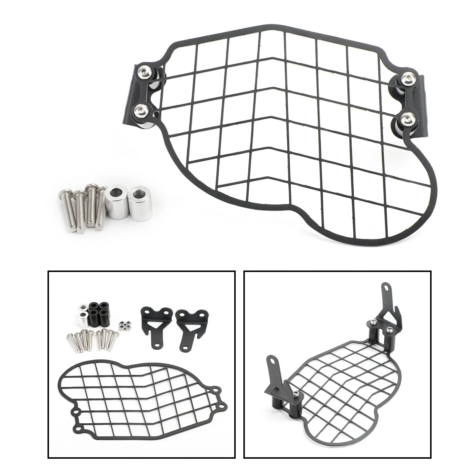 Rejilla de protección de faros de acero inoxidable para BMW G650GS Sertao 2011-2017 generica