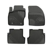 Alfombrillas de goma 3D No.77 para FORD FOCUS MK II 2004-2011 (4 piezas)