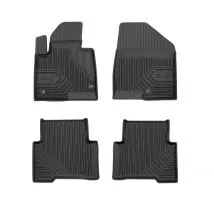 Alfombrillas de goma 3D No.77 para HYUNDAI SANTA FE III 2012-2018 (4 piezas)