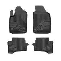 Alfombrillas de goma 3D No.77 para FIAT 500 I Electric 2015-2020 (4 piezas)