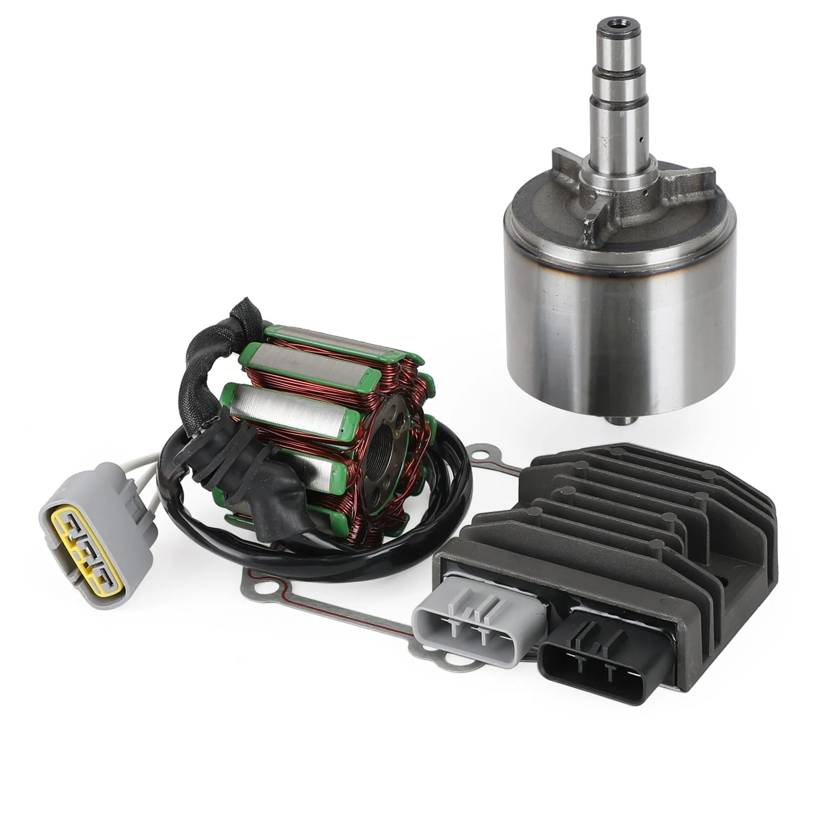 06-15 Yamaha R1 04-08 FZ8N FZ8S FZ1 Rotor de volante + estator + regulador + junta