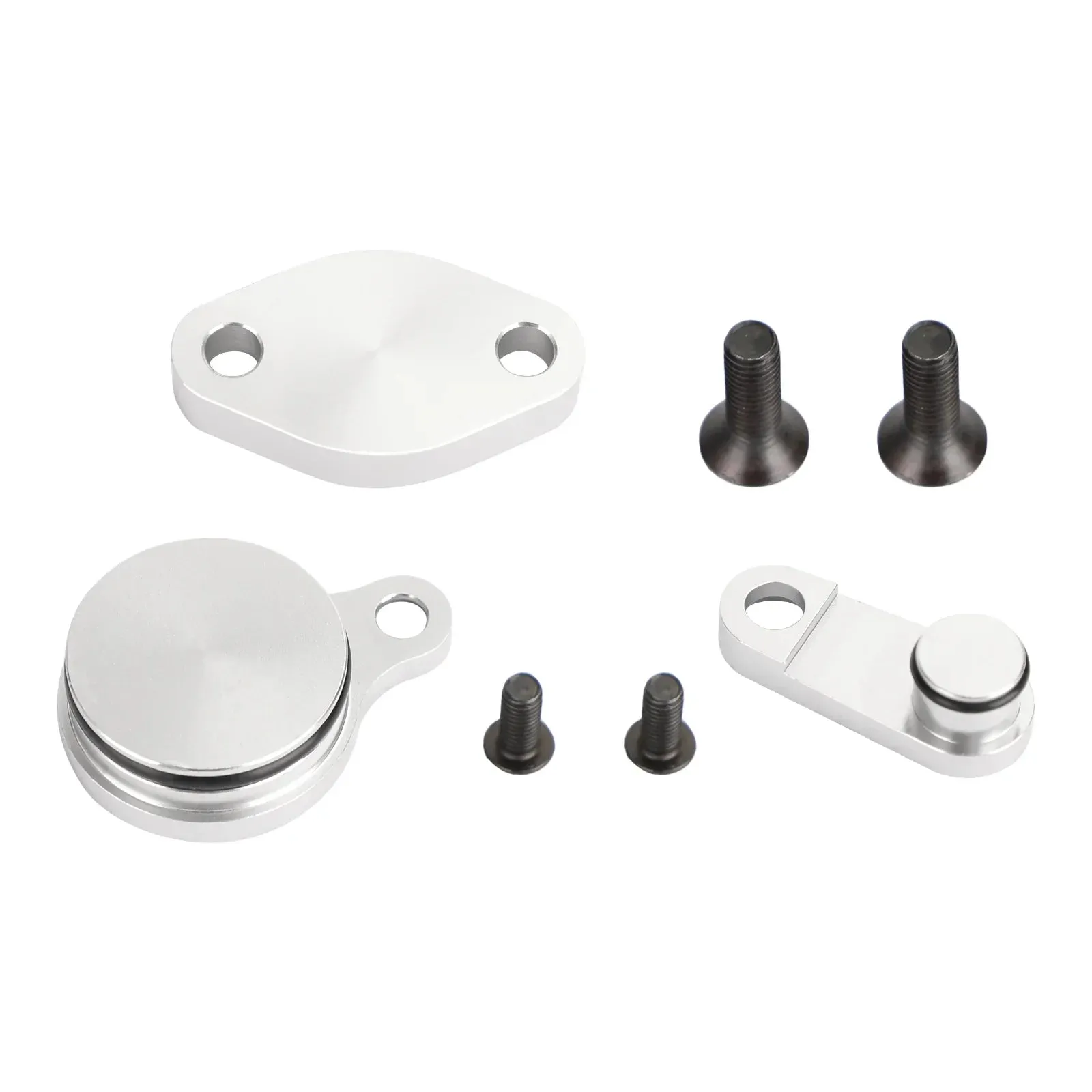 Tapón de solenoide de purga de admisión/escape LM7 5,3 6,0 LS EGR + Kit de placas de bloqueo de válvula EVAP genérico