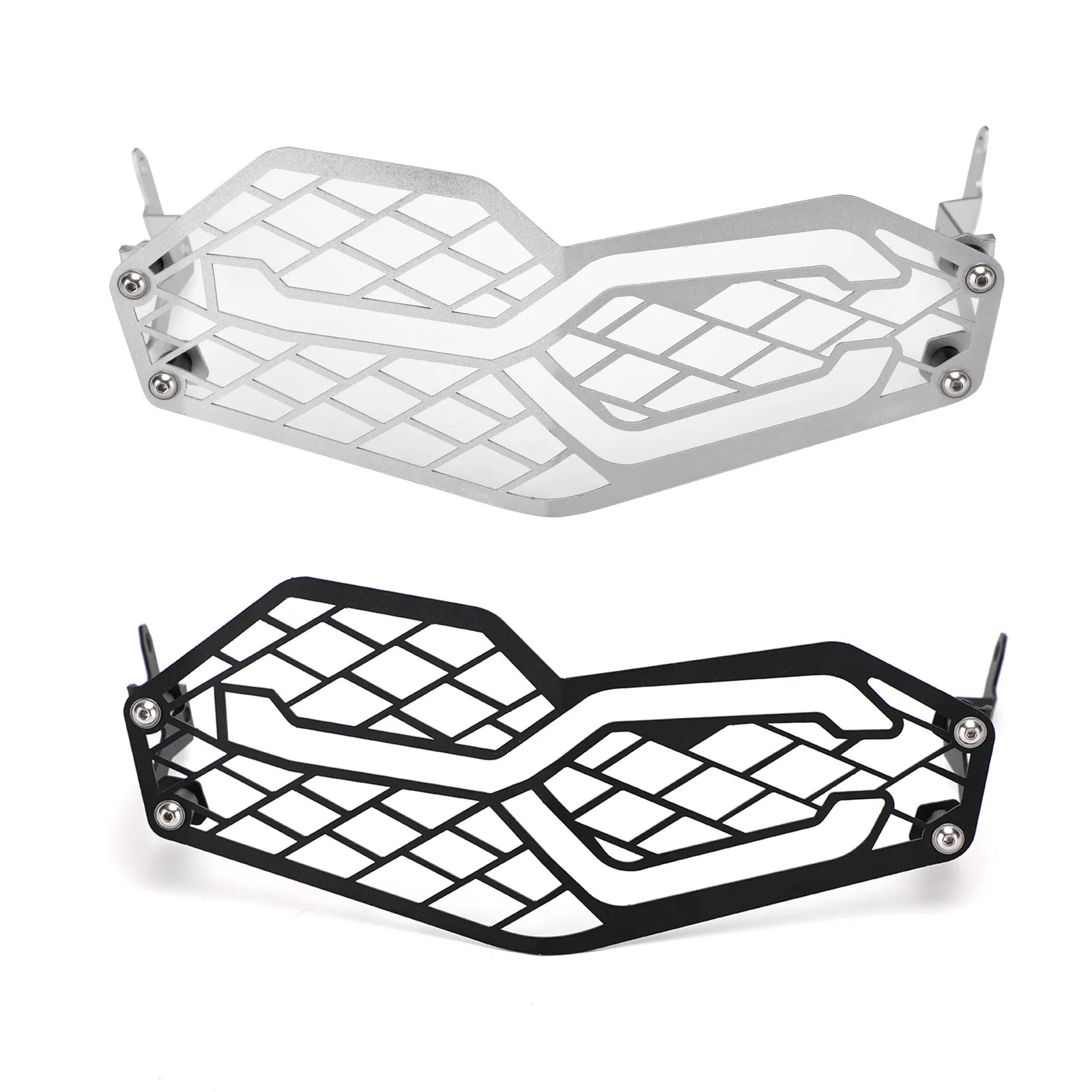 Grid de protección del faro adecuado para BMW F750GS F850GS 18-21 Generic Silver