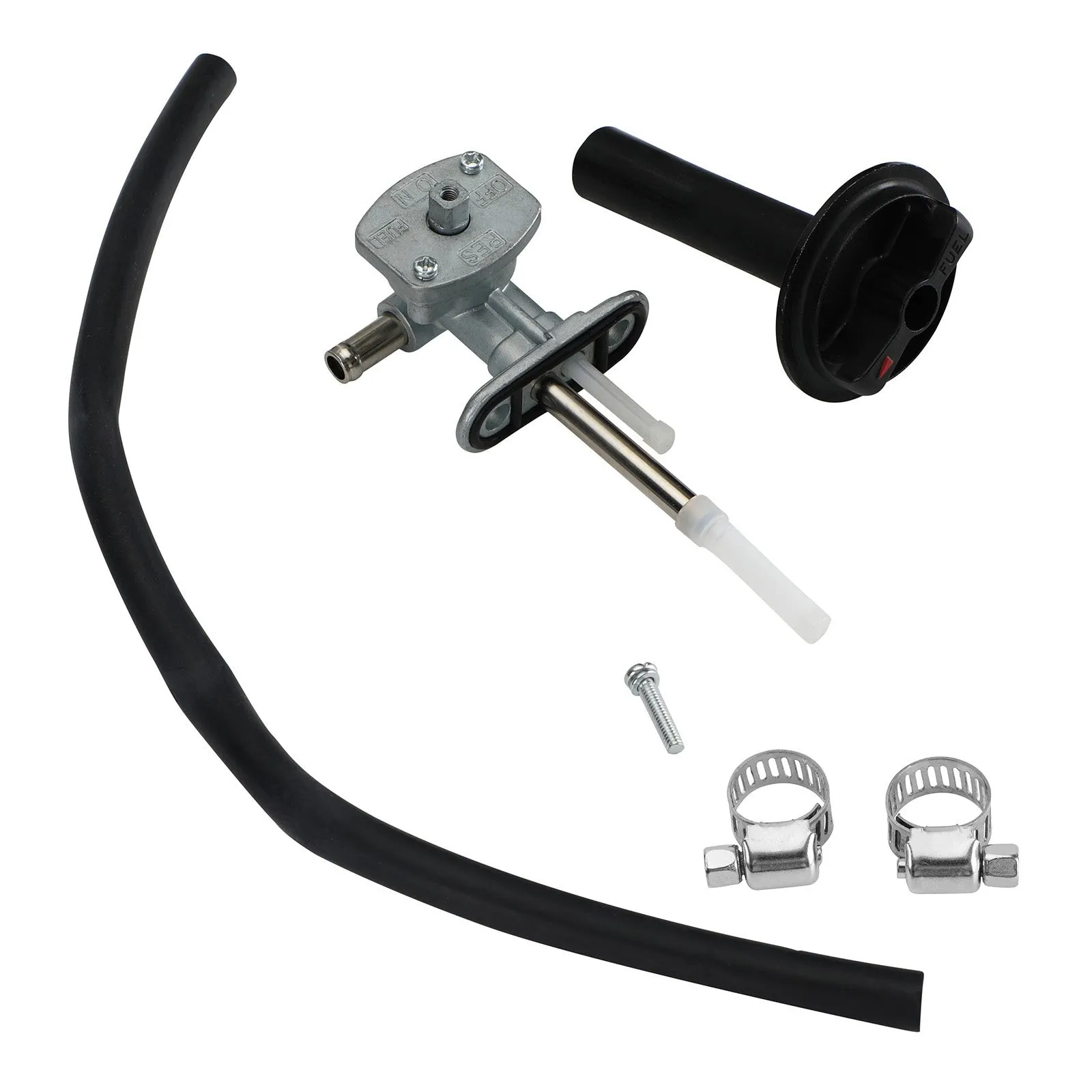 Llave de purga de válvula de combustible y tornillo de palanca para Kawasaki Prairie 360 ​​​​KVF360 2003-2013 Genérico