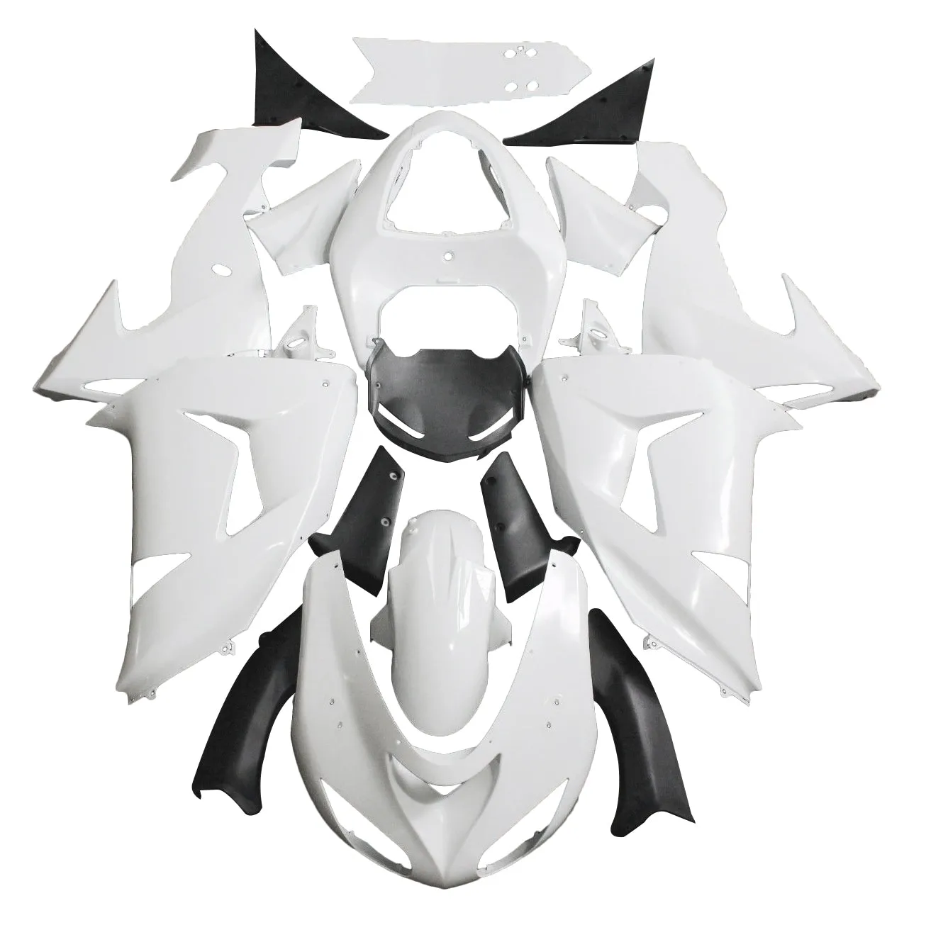 Moldeo por inyección de carenado de carrocería ABS sin pintar Kawasaki ZX10R 2006-2007