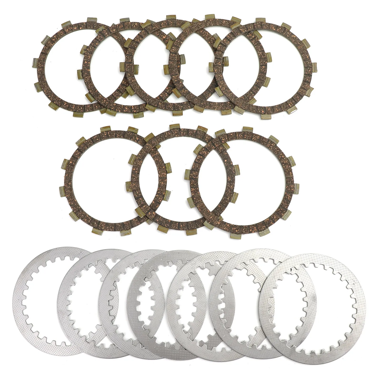 Kit de embrague de acero y placas de fricción para Yamaha TT500 SR400 SR400SP SR500 Generic