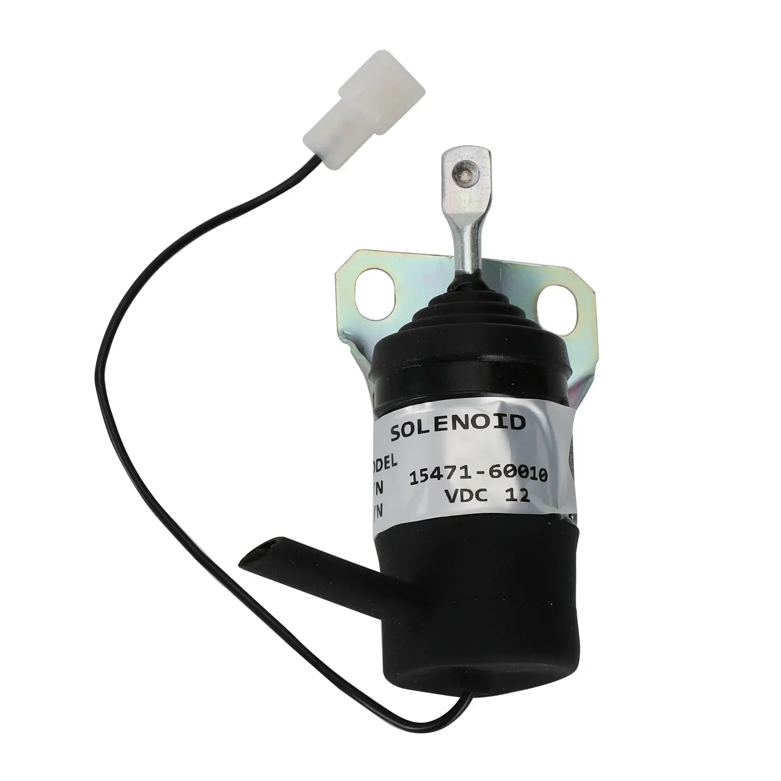 Apto para Kubota 052600-1001 052600-1000 15471-60010 Solenoide de apagado de combustible 12V
