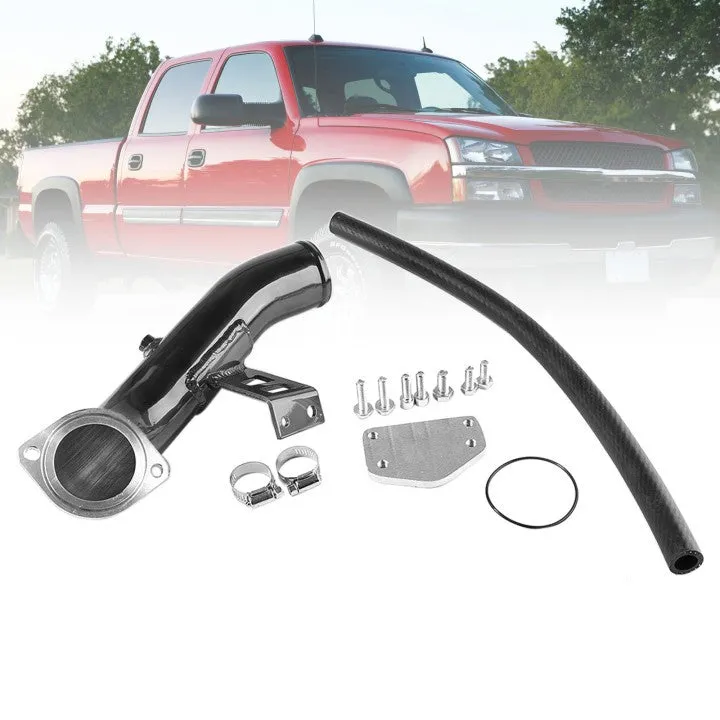 Kit de eliminación Duramax EGR 2004-2005 Chevy GMC 6.6L con codo de admisión de alto flujo