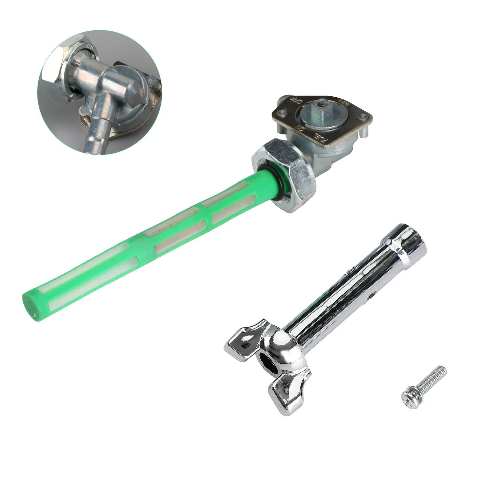 Válvula y palanca de llave de purga de combustible para Honda Shadow VLX600 VT600C CD 1988-1998