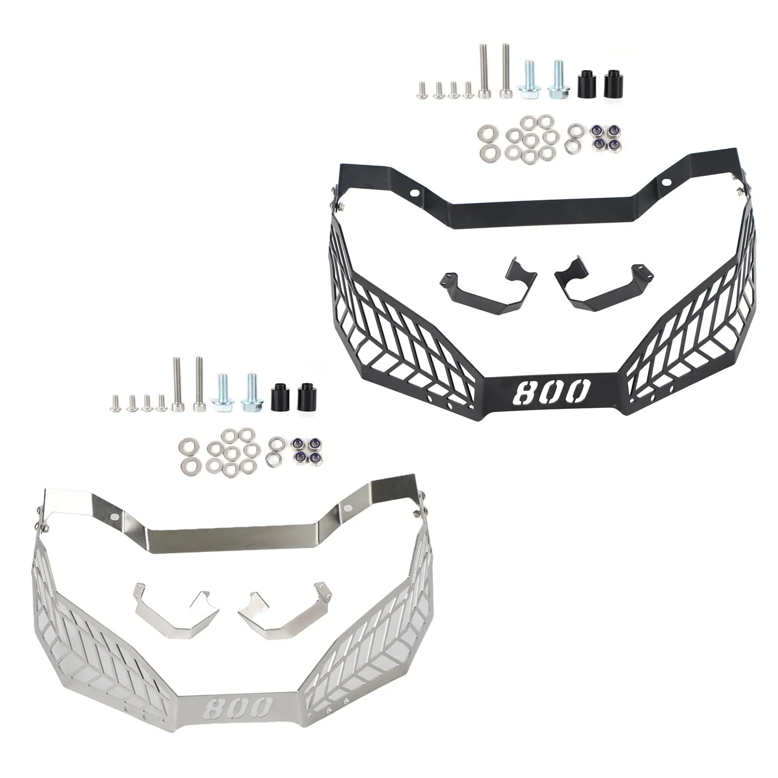 Cubierta protectora de protección Cosco delantero Plage Plage Cfmoto 800MT 2021-2022 Silver genérico