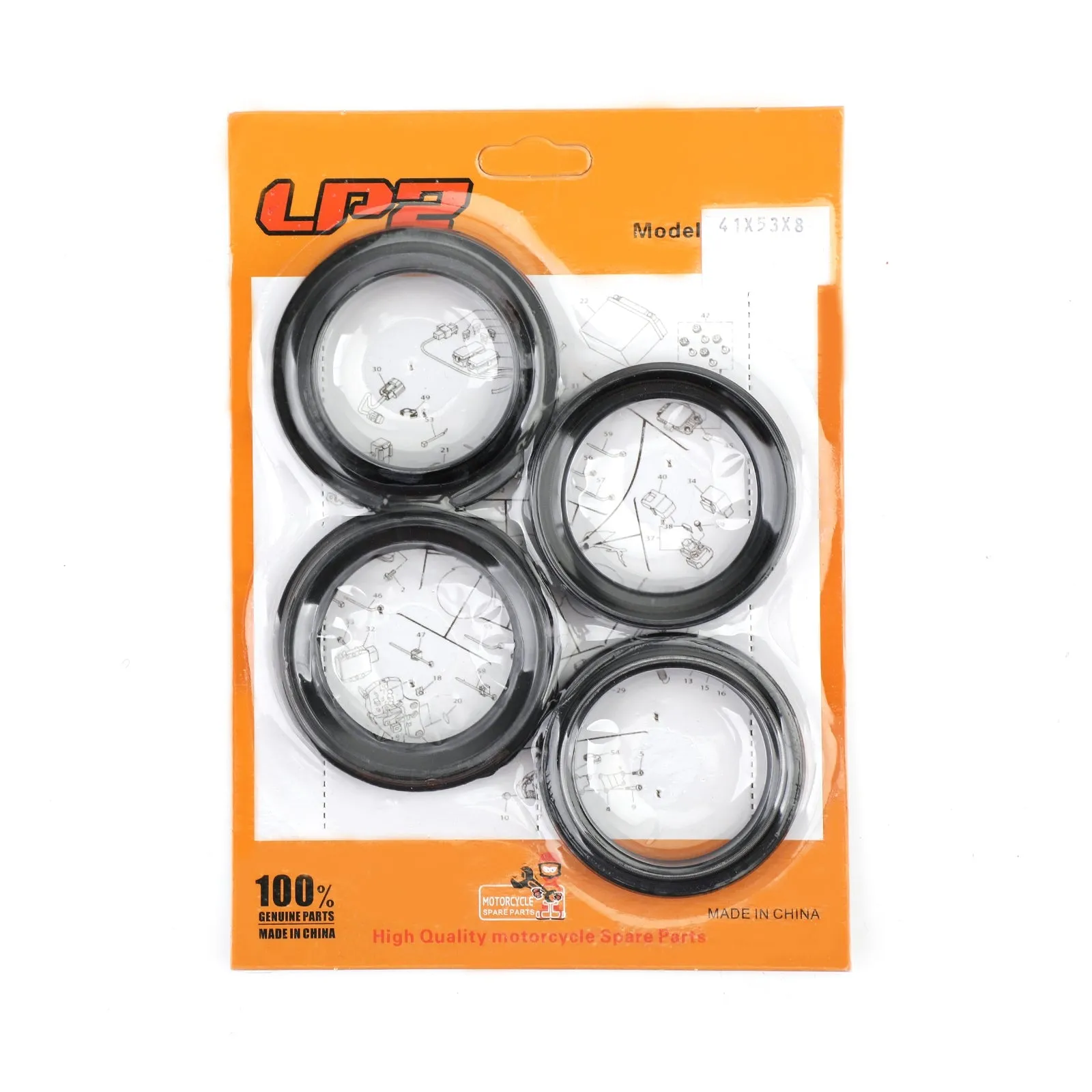 Kit de sello de polvo de sello de aceite de horquilla delantera para Honda FSC600 SILVERWING VT750 SHADOW 01-16 genérico