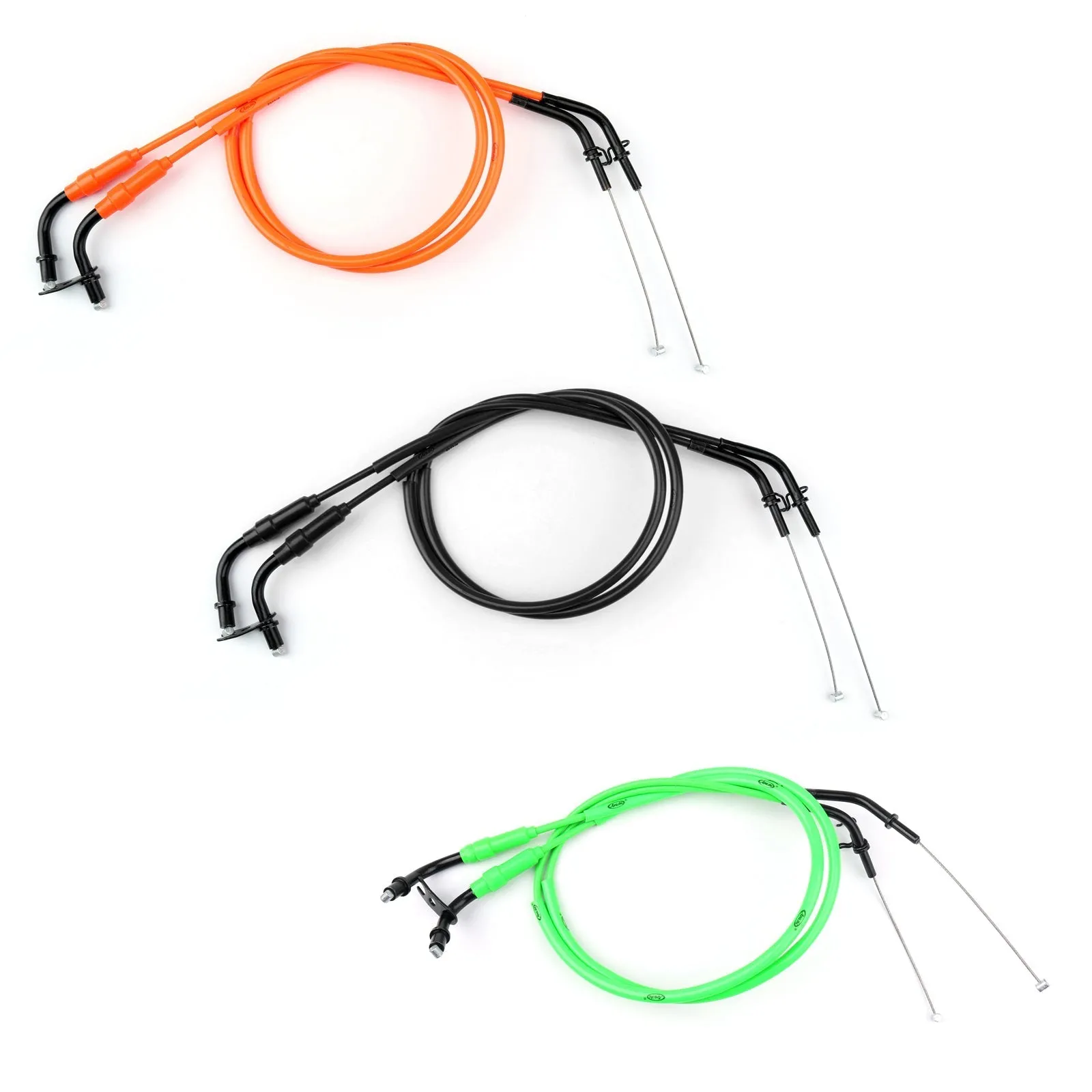 Cable del acelerador Push/Pull Línea alámbrica Gas para Kawasaki Z1000 Z 1000 2014-2016 Genérico