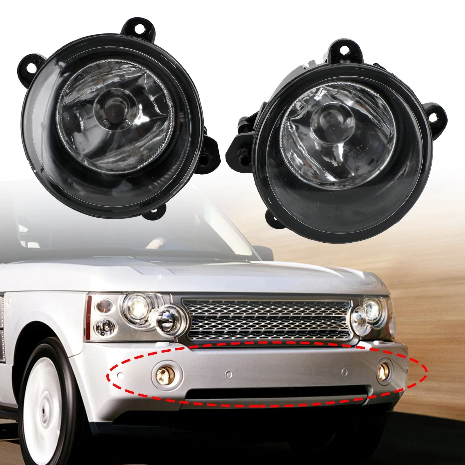 1 luz antiniebla delantera Land Rover Discovery 2003-2004 RANGE ROVER 2006-2009