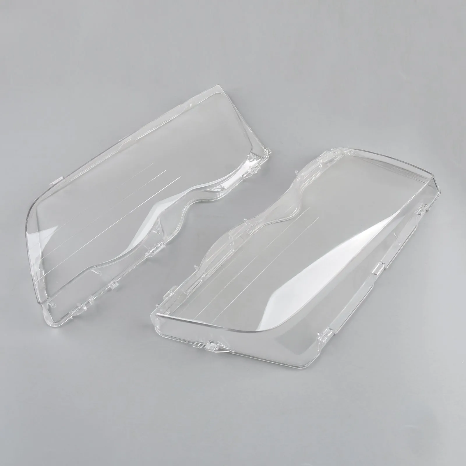 Lentes de faros izquierdo y derecho para BMW E46 Serie 3 4DR Wagon/Sedan 1999-2001 Genérico