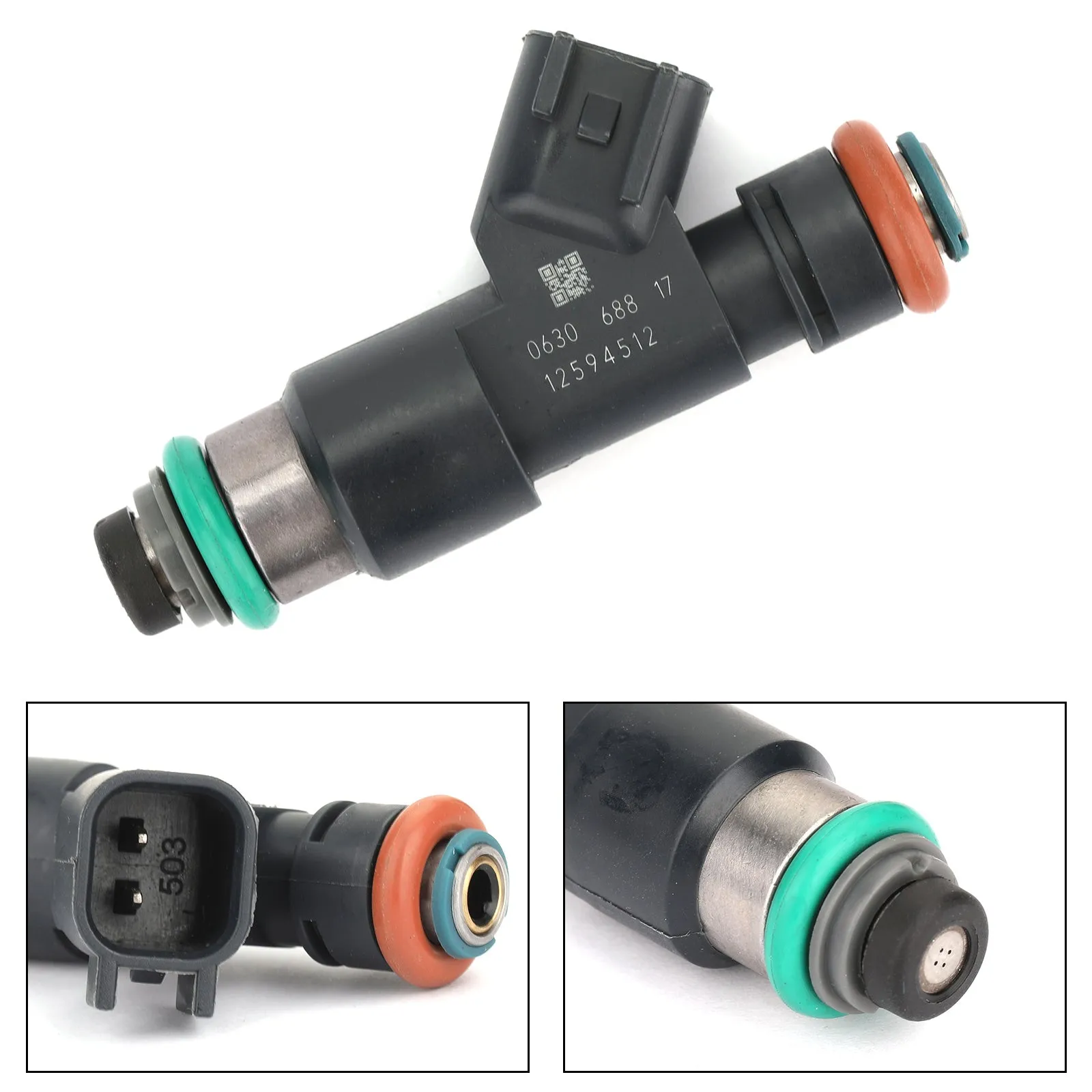 1 inyector de combustible para Chevrolet Gmc 07-09 5.3L V8 12594512 217-2436 genérico.