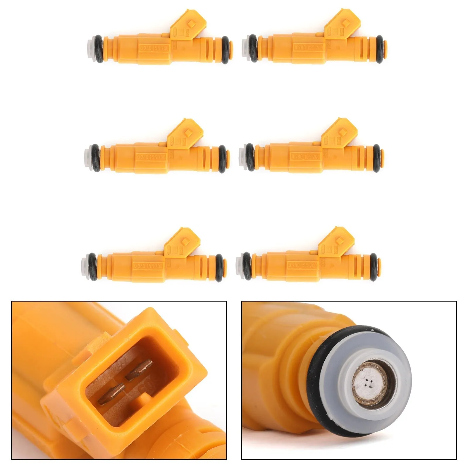 Juego de 6 inyectores de combustible para 87-98 4.0L Reemplazar 0280155710 0280155700 Genérico