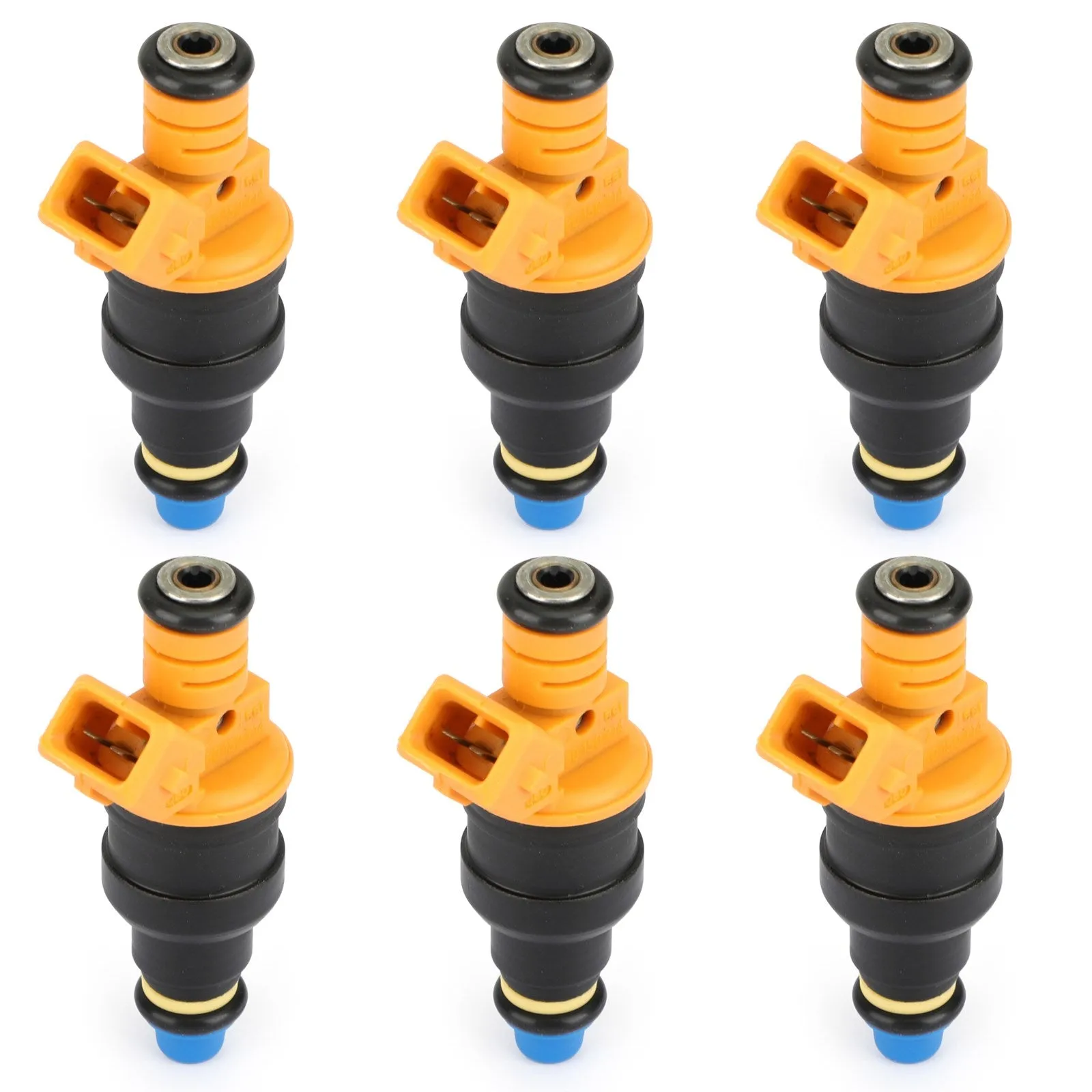 1 piezas/6 piezas Inyector de combustible 0280150714 Conectores para BMW 535 635CSI 735 L6 L7 Genérico