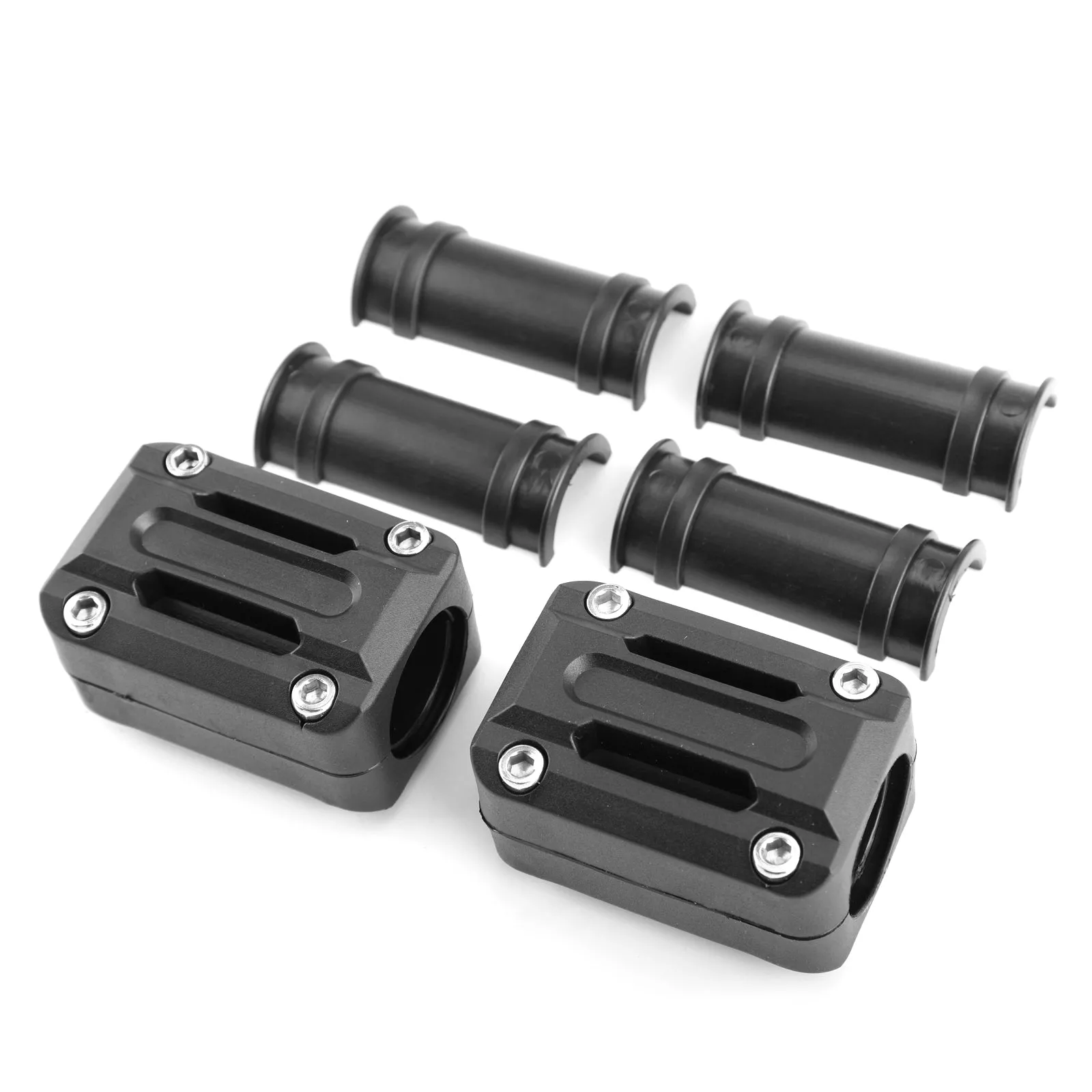 22 mm 25 mm Marco de motor de motocicleta Barra de protección Protector de tierra Almohadillas deslizantes contra choques