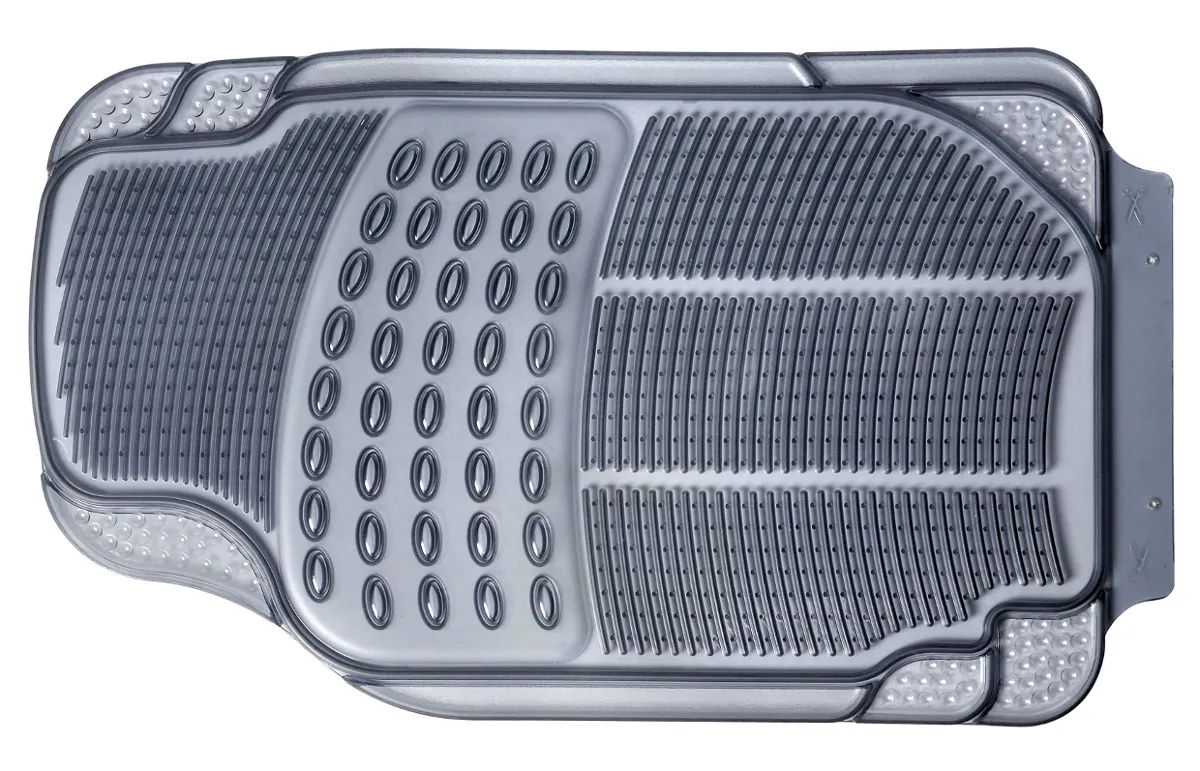 Juego alfombras de goma CONTINENTAL gris