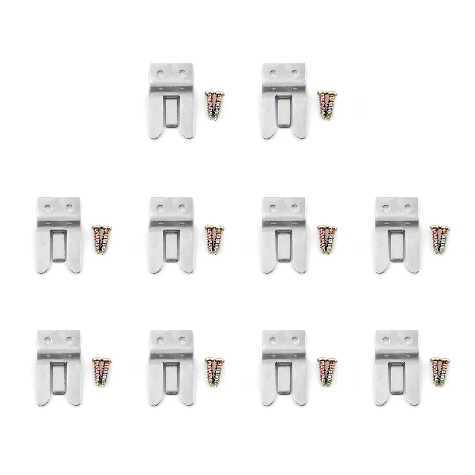 10x Clip de hierro para montaje de micrófono de Radio de coche móvil para FT-1807/1907/7800/7900