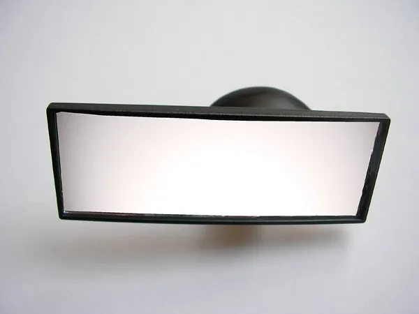 Espejo interior suplementario con ventosa para coche (120x45mm)