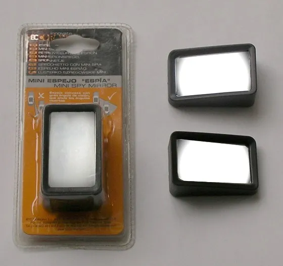 Juego 2 mini-espejos espía para coche (58x37mm)