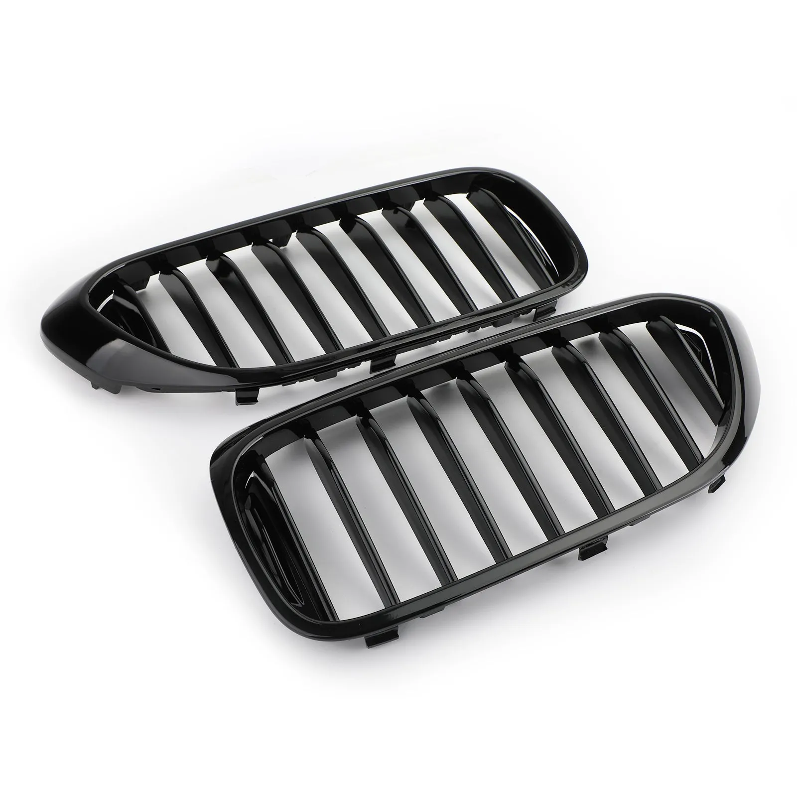 Parrilla frontal negra brillante para BMW Serie 5 530i 540i G30 2017-2019 Genérico