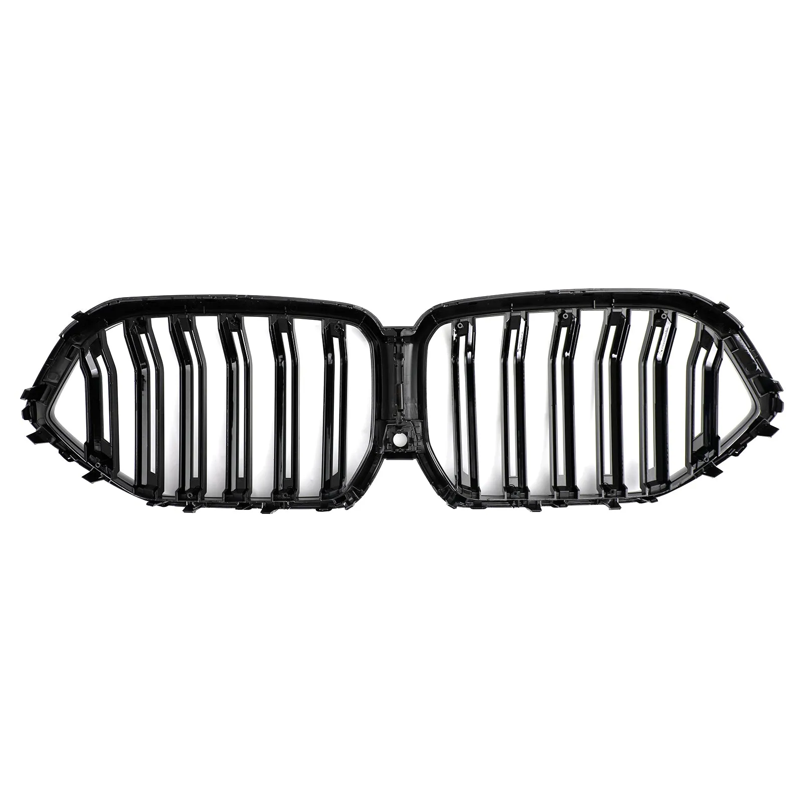 2020-2022 BMW X6 G06 M50i con orificio para cámara Rejilla de parachoques delantero negro