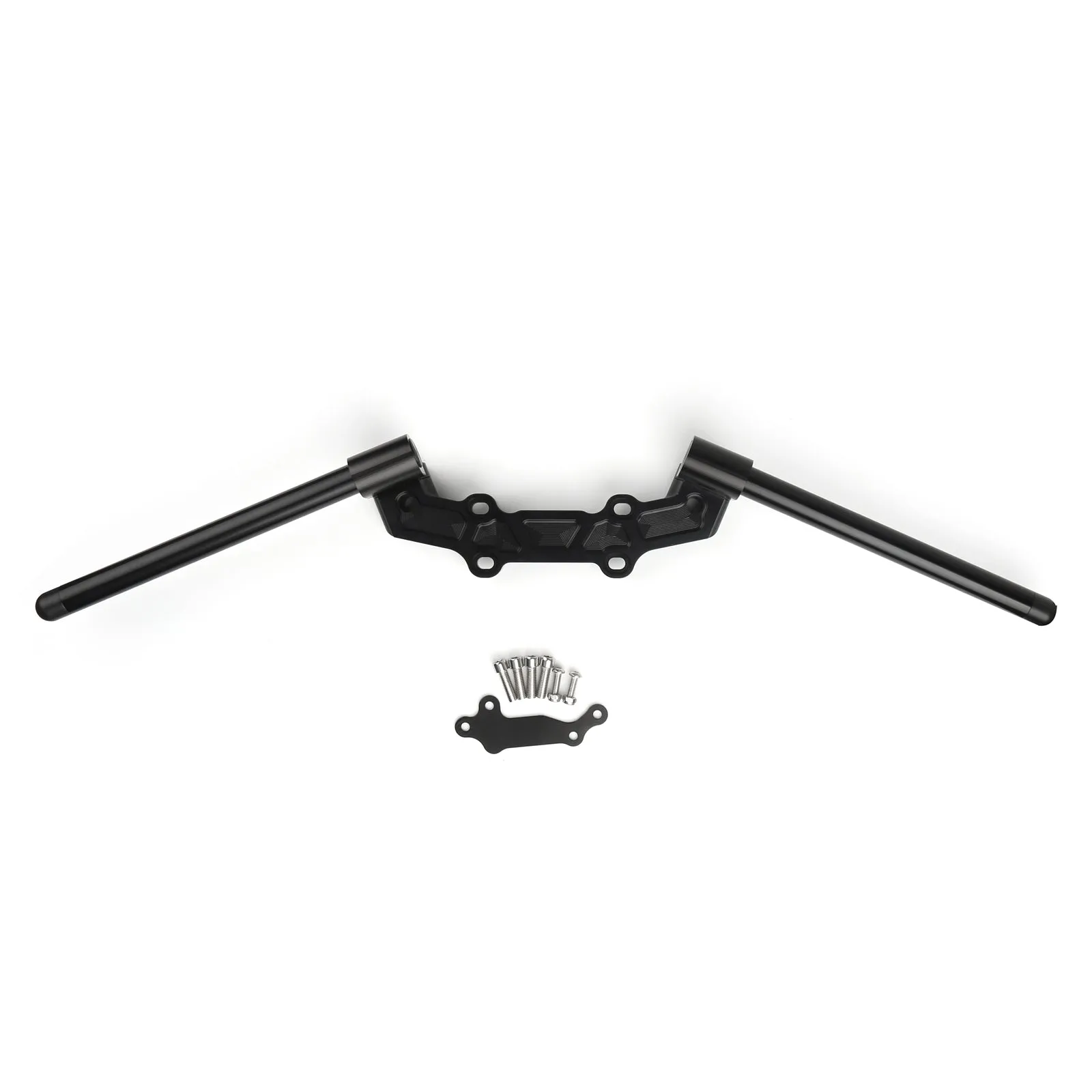 Placa adaptadora de clip CNC y kit de manillar de 22 mm para Yamaha MT-09 FZ-09 2013-2016 genérico