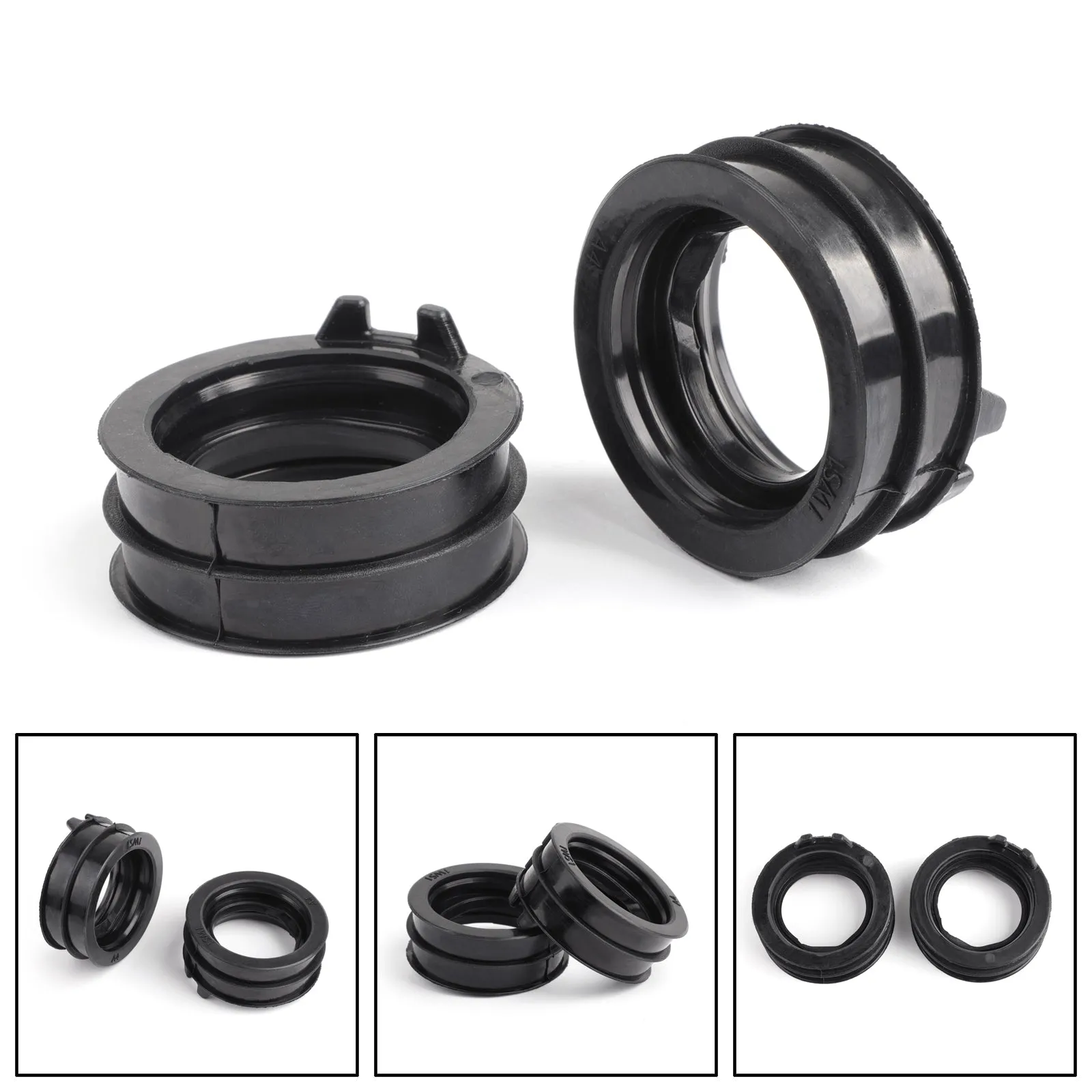 Bota de colector de admisión de cuerpo de acelerador de goma para Yamaha FZ07 FZ-07 15-17 MT-07 genérico