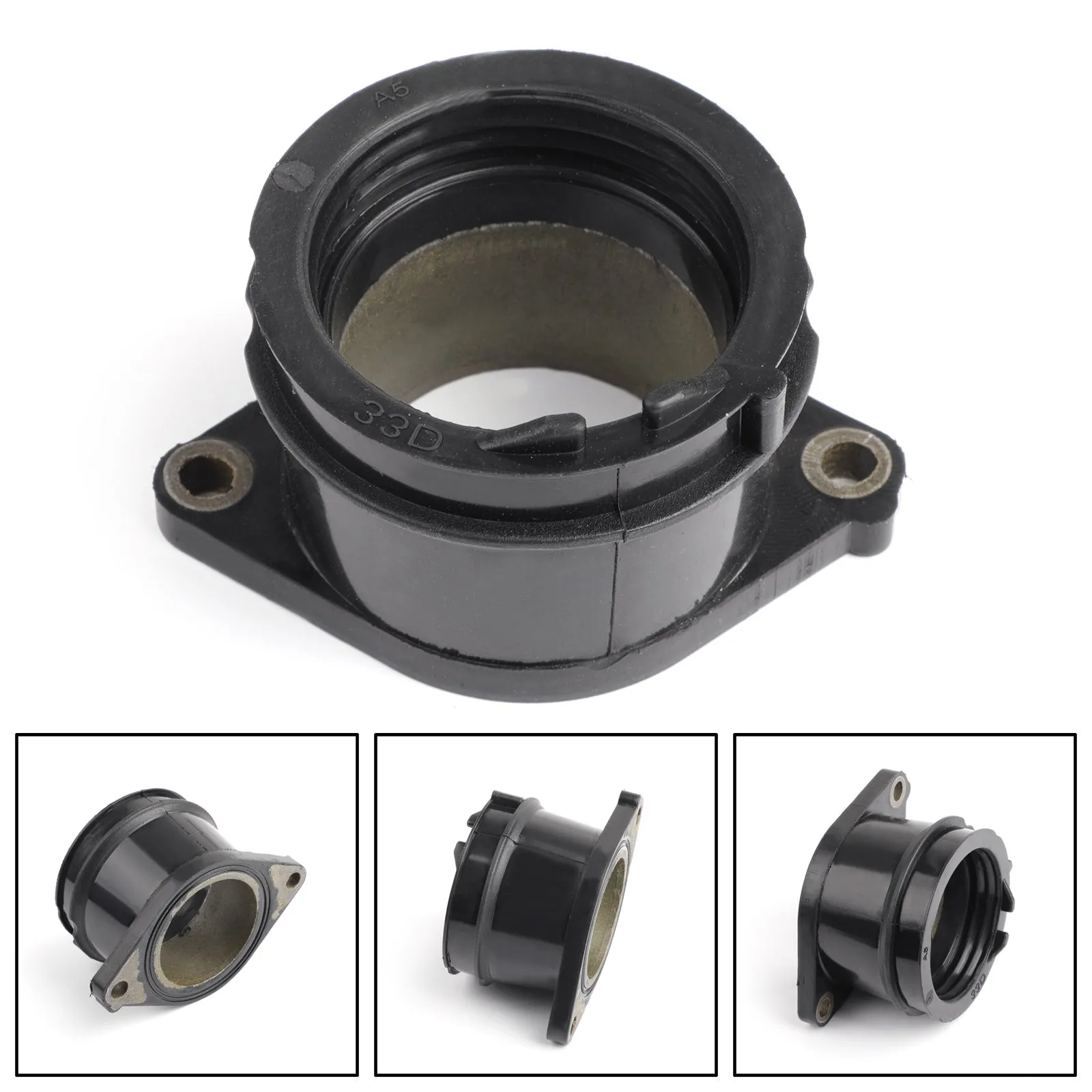 Bota de colector de admisión de cuerpo de acelerador de goma para Yamaha YZ450F 10-17 WR450F 2016 genérico