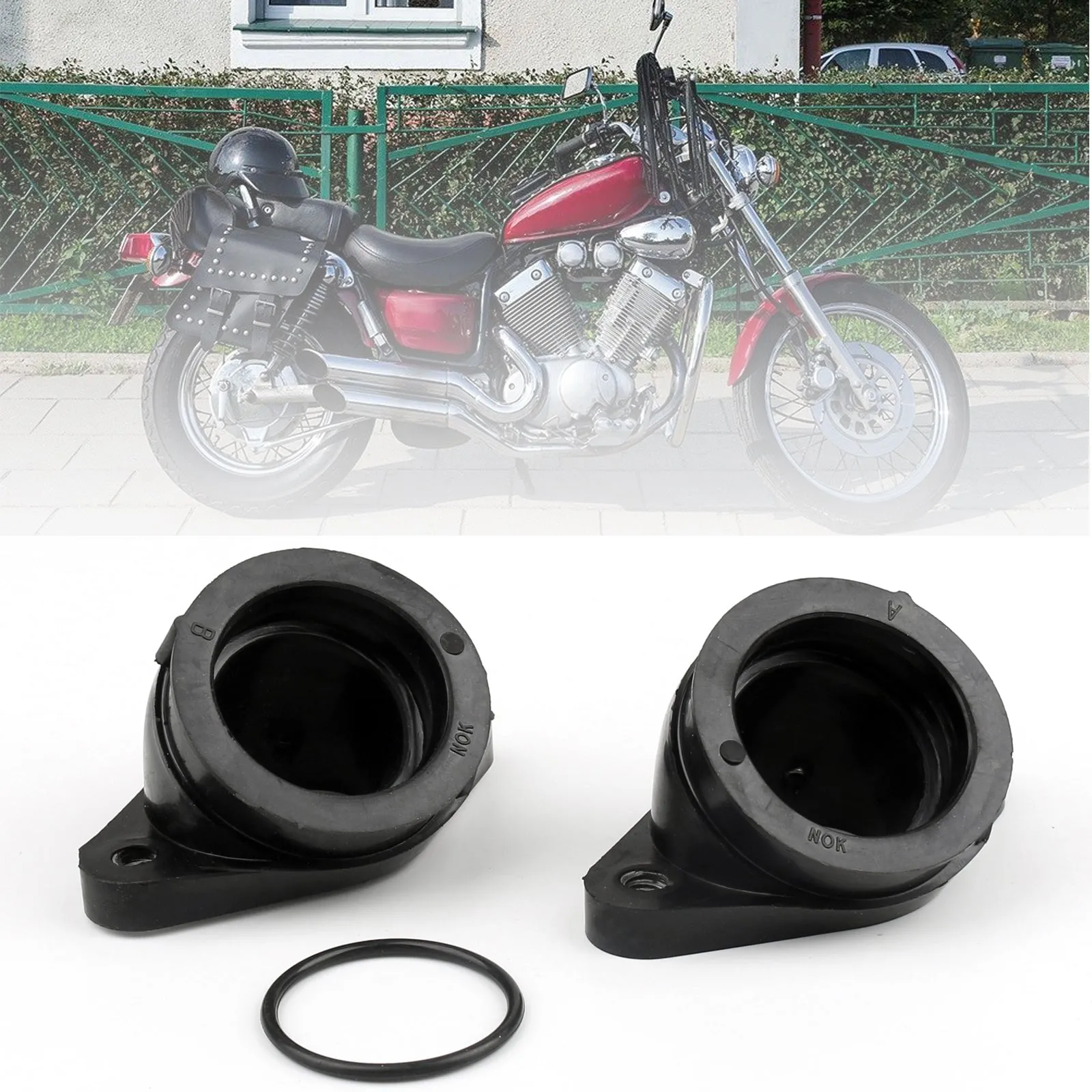 Interfaz adaptadora de carburador para Yamaha XV400 1991-1994 XV535 (VIRAGO) 1988-2001 Genérico