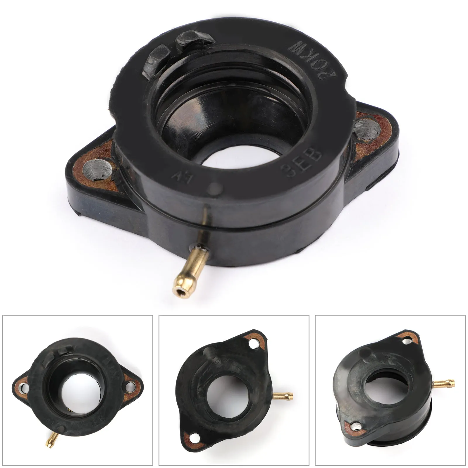 Juego de botas de colector de admisión de carburador para Yamaha SR400 1992-2000 SR500 91-99 genérico
