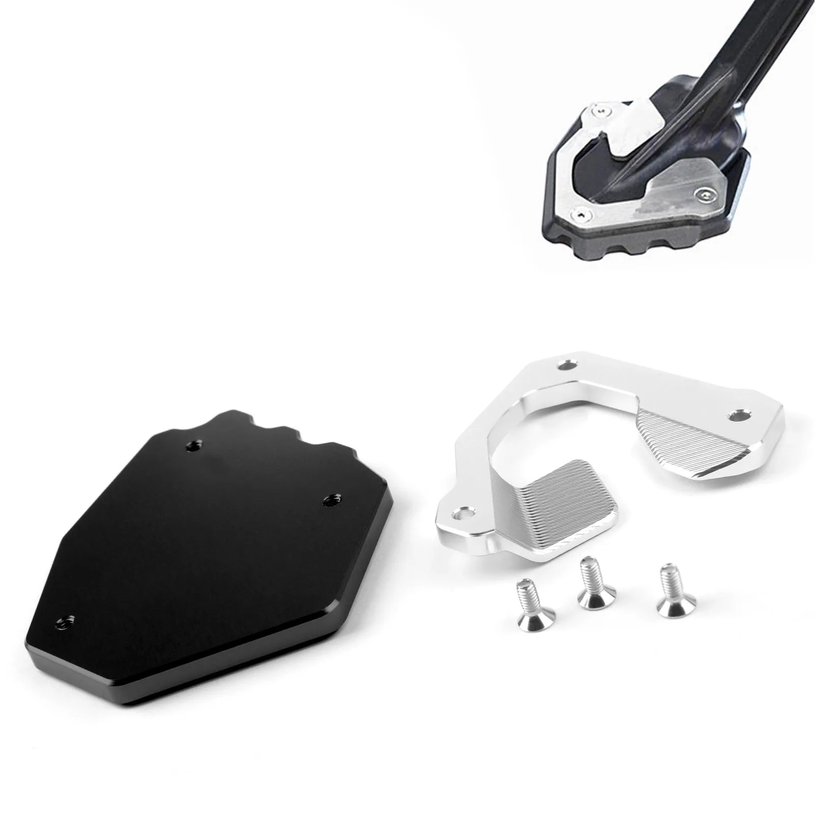 Placa de extensión de soporte de caballete lateral para Honda CRF1000L Africa Twin 16-17 Generic