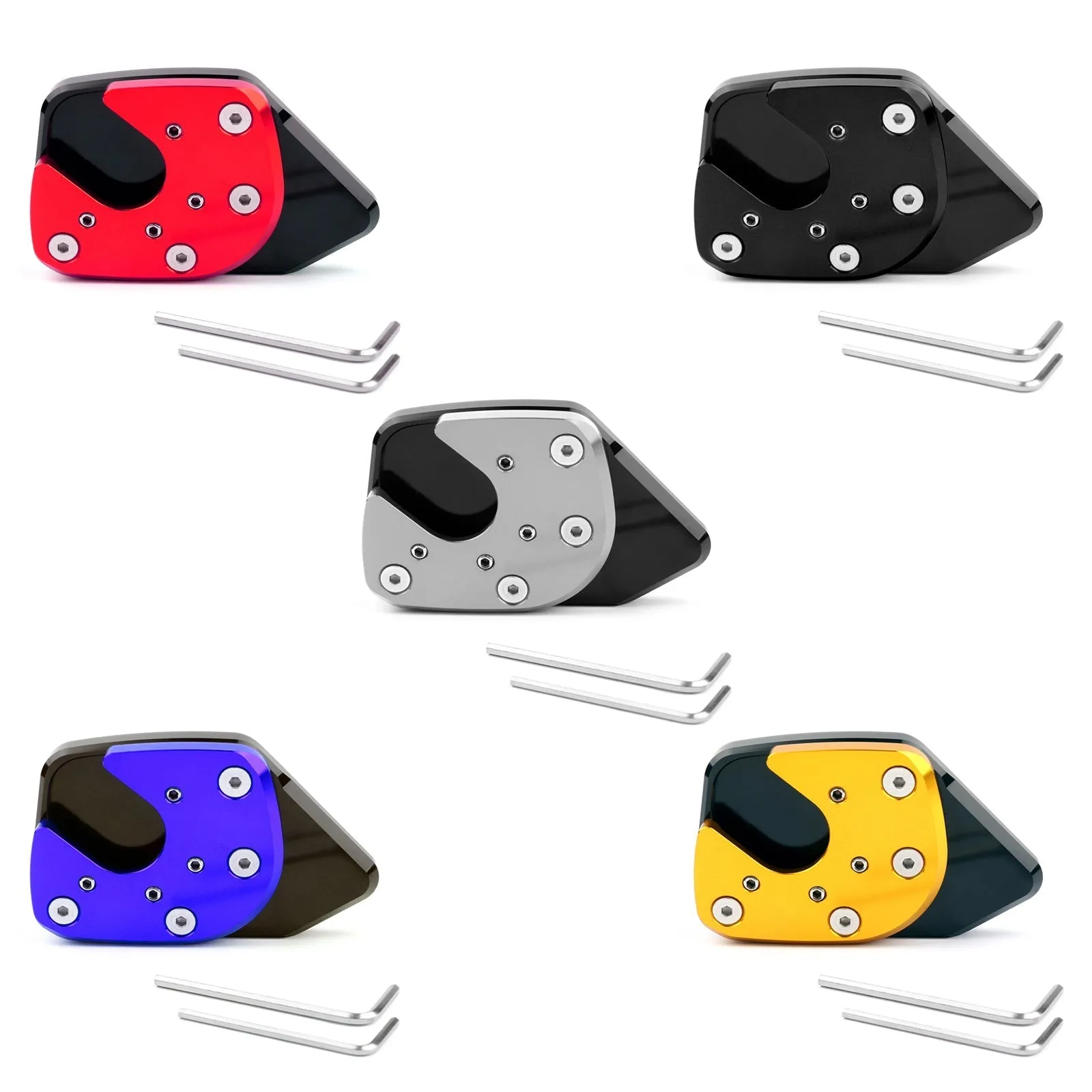 Placa protectora de extensión de soporte lateral para Honda X-ADV 750 2017-2018 genérico