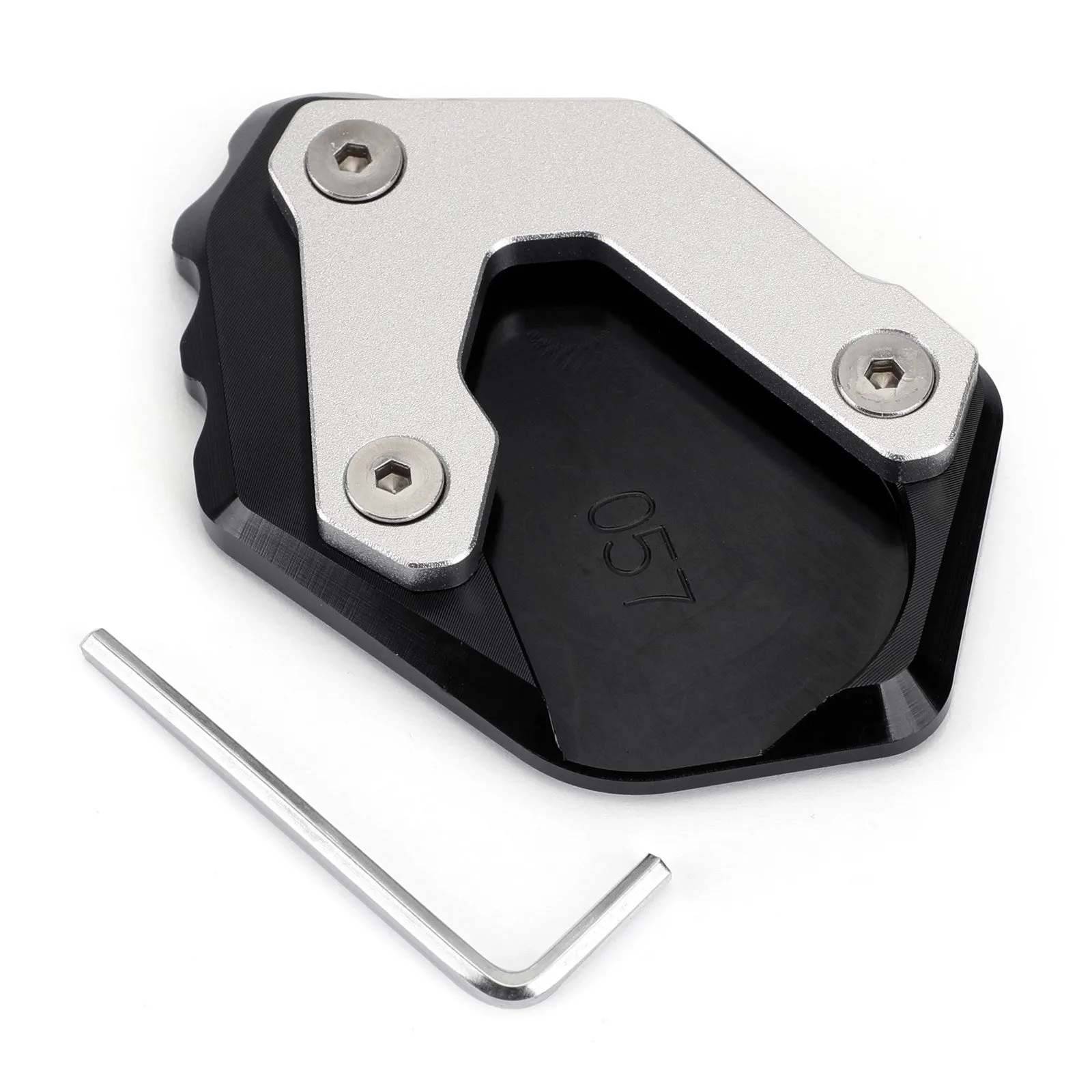 Placa ampliadora de soporte lateral CNC para motocicleta BMW F750GS 2018-2019 genérico