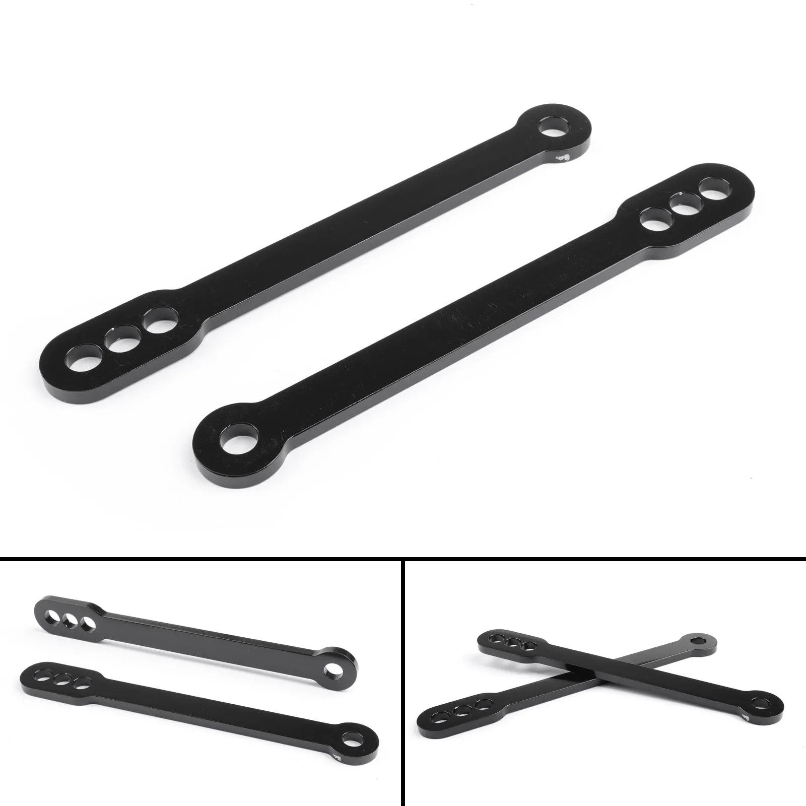 Enlaces De Bajada Enlace Kawasaki ZX6R 1998-2006 Kawasaki ZX 9R 12R 2000-2001 Negro Genérico