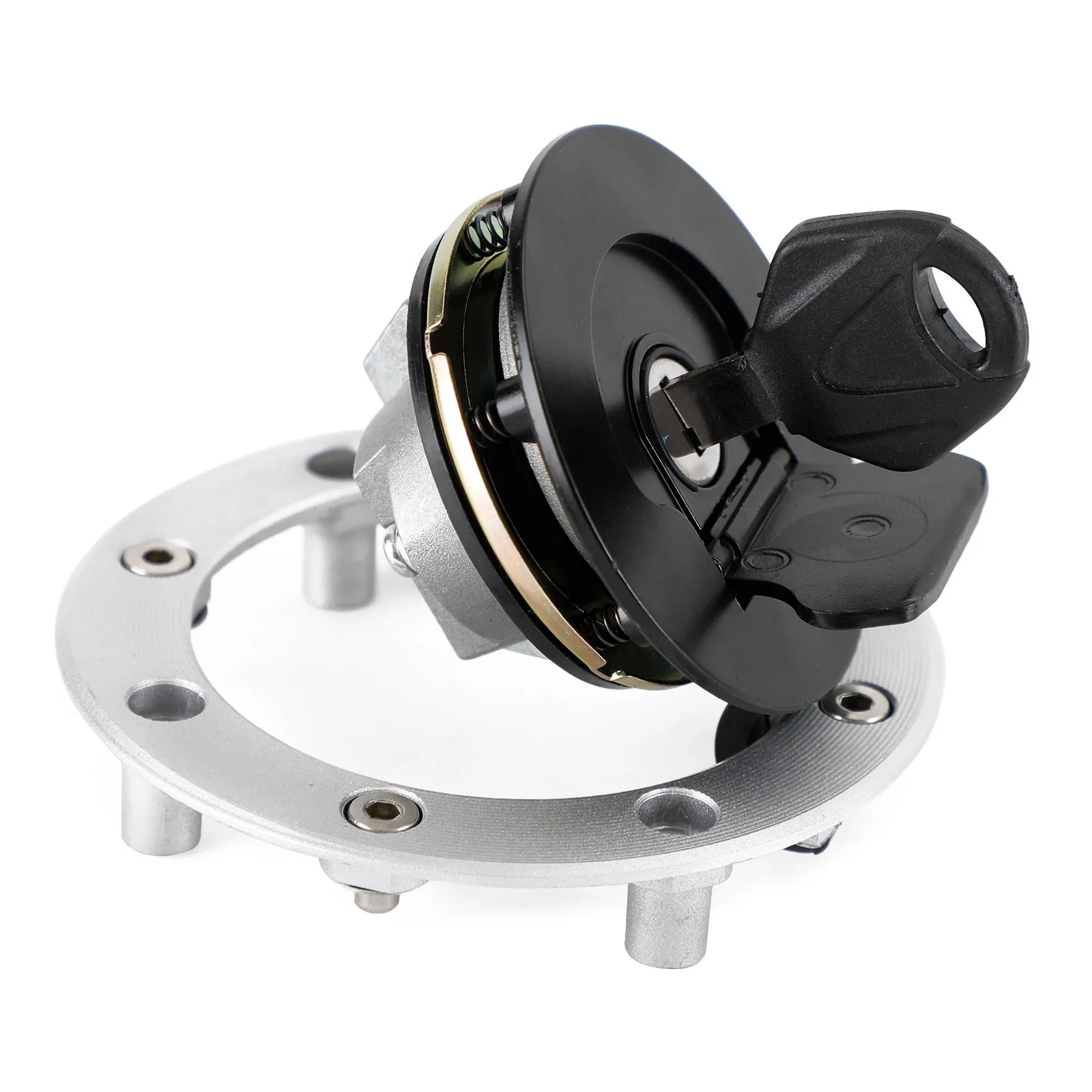 Llave de bloqueo de tapa de combustible, color Beige, para Suzuki GSXR600/750 1000 1300 SV650 GS GSF GSX TL genérico