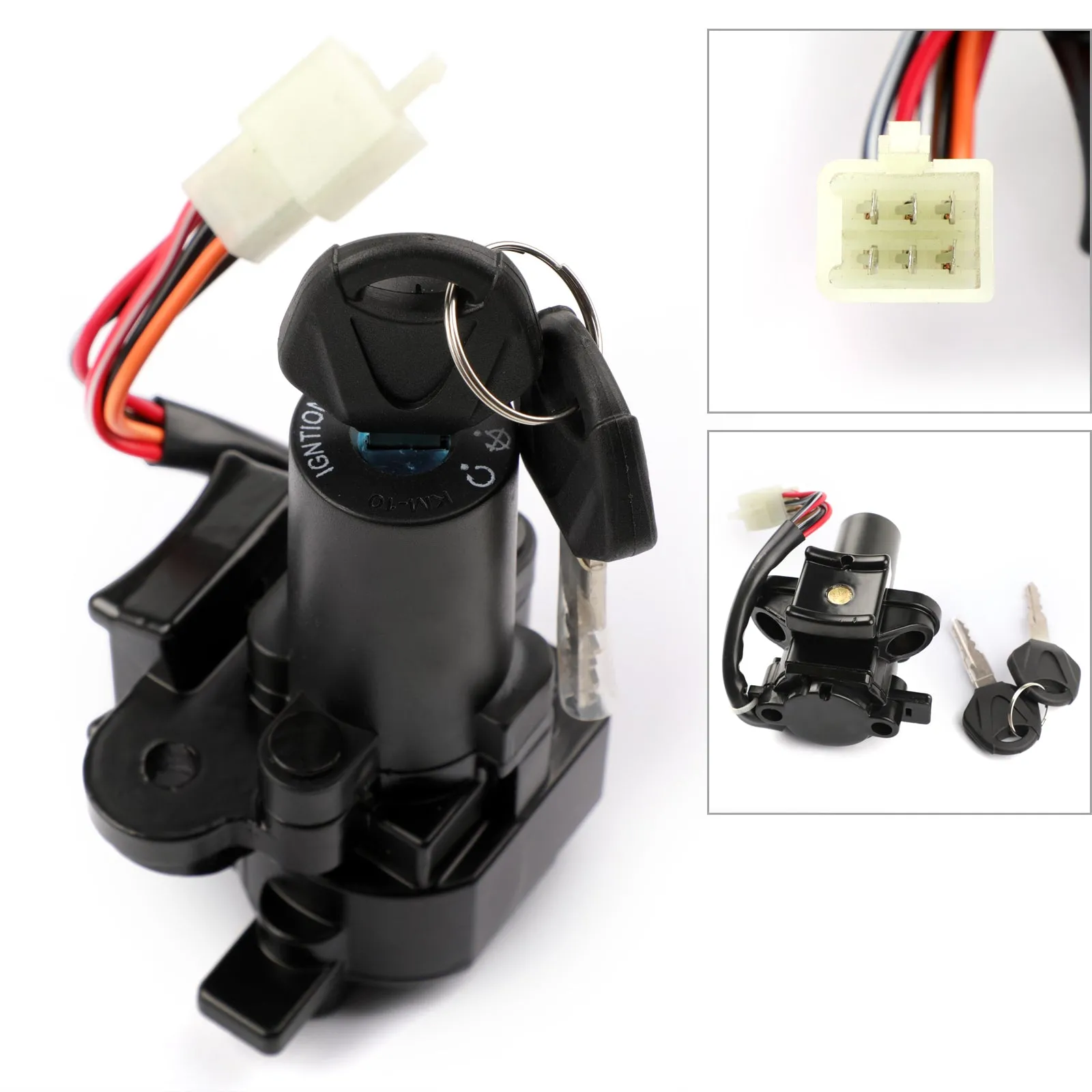 Llaves de bloqueo del interruptor de encendido para Kawasaki KL110 KSR PRO 13-14 KLX250 KLX125 genérico