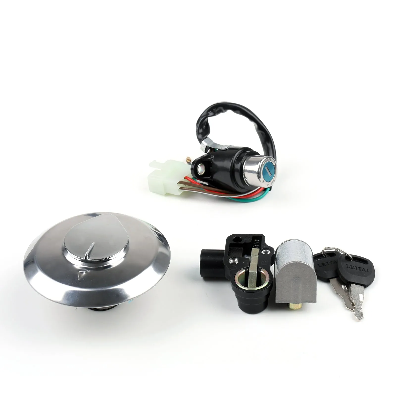 Juego de llaves de bloqueo de interruptor de encendido y tapa de combustible para Honda CBT125 Generic