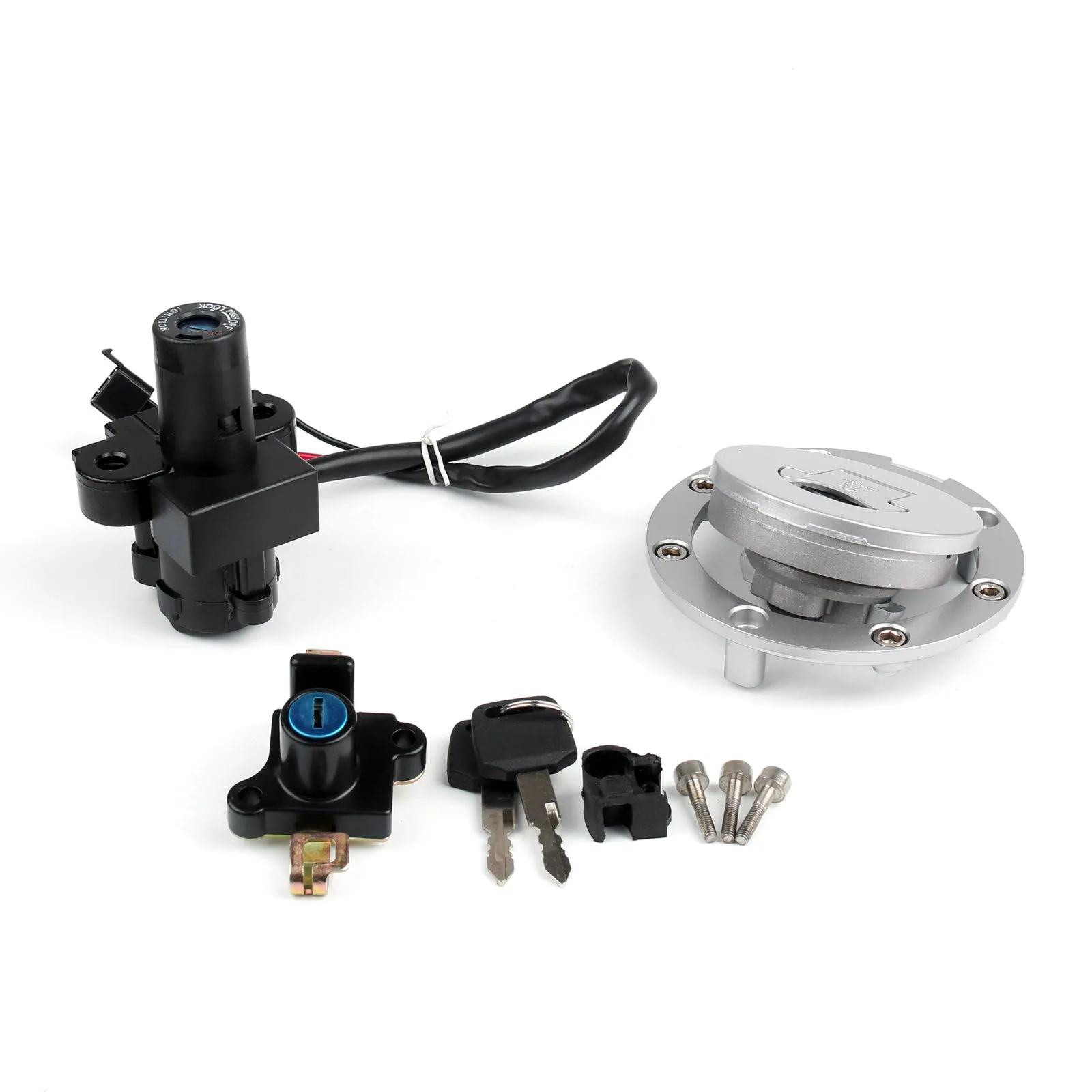Juego de llaves de bloqueo de interruptor de encendido y tapa de combustible para Honda CB1000F 1993-1997 1996 genérico