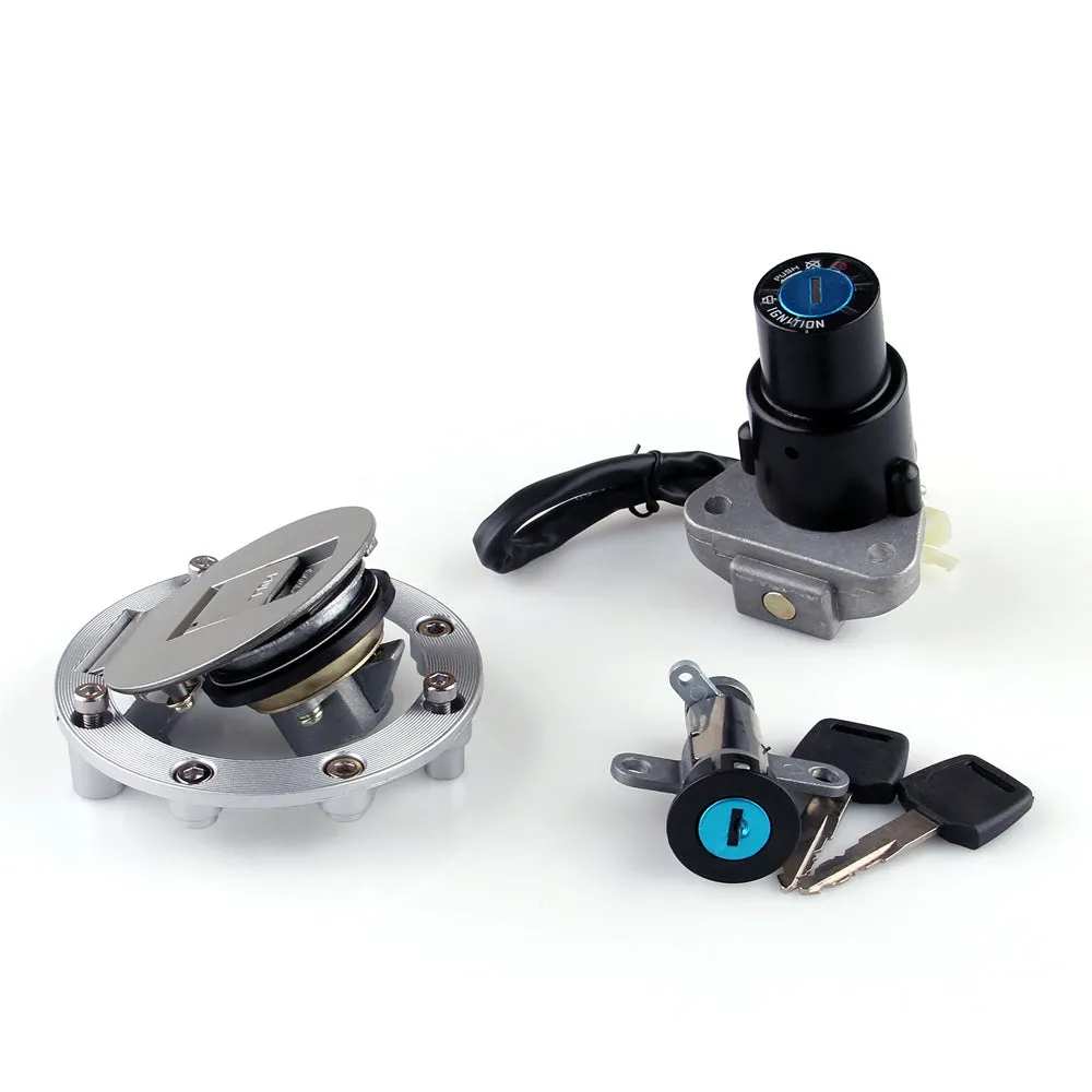 Juego de llaves de bloqueo de interruptor de encendido y tapa de combustible para Yamaha TZR125 TZM150 TZR150 genérico