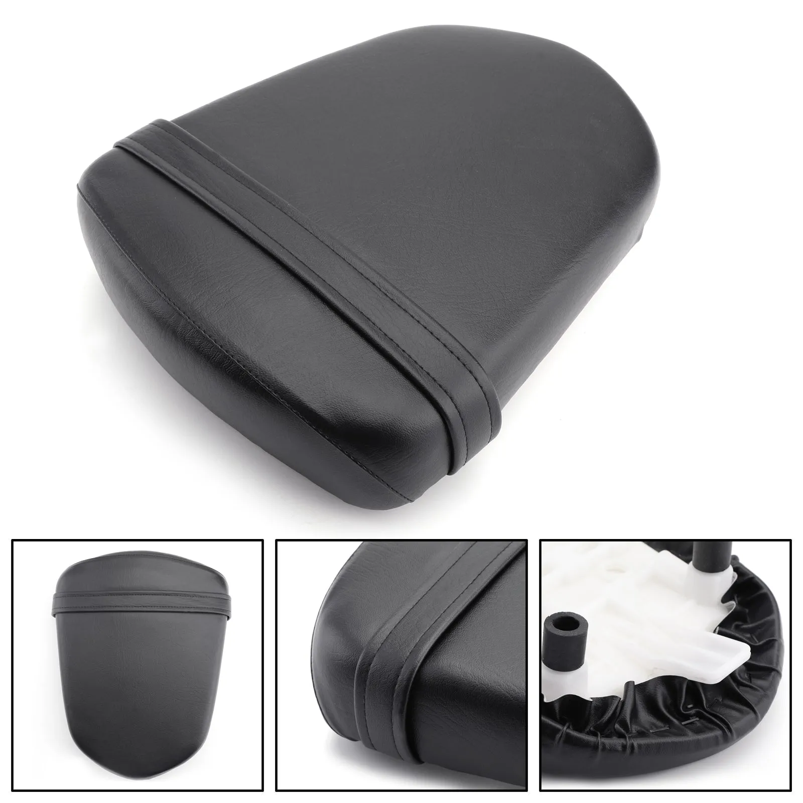 Asiento trasero de cuero para pasajero Suzuki GSXR600/750 2006-2007 K6 Generic