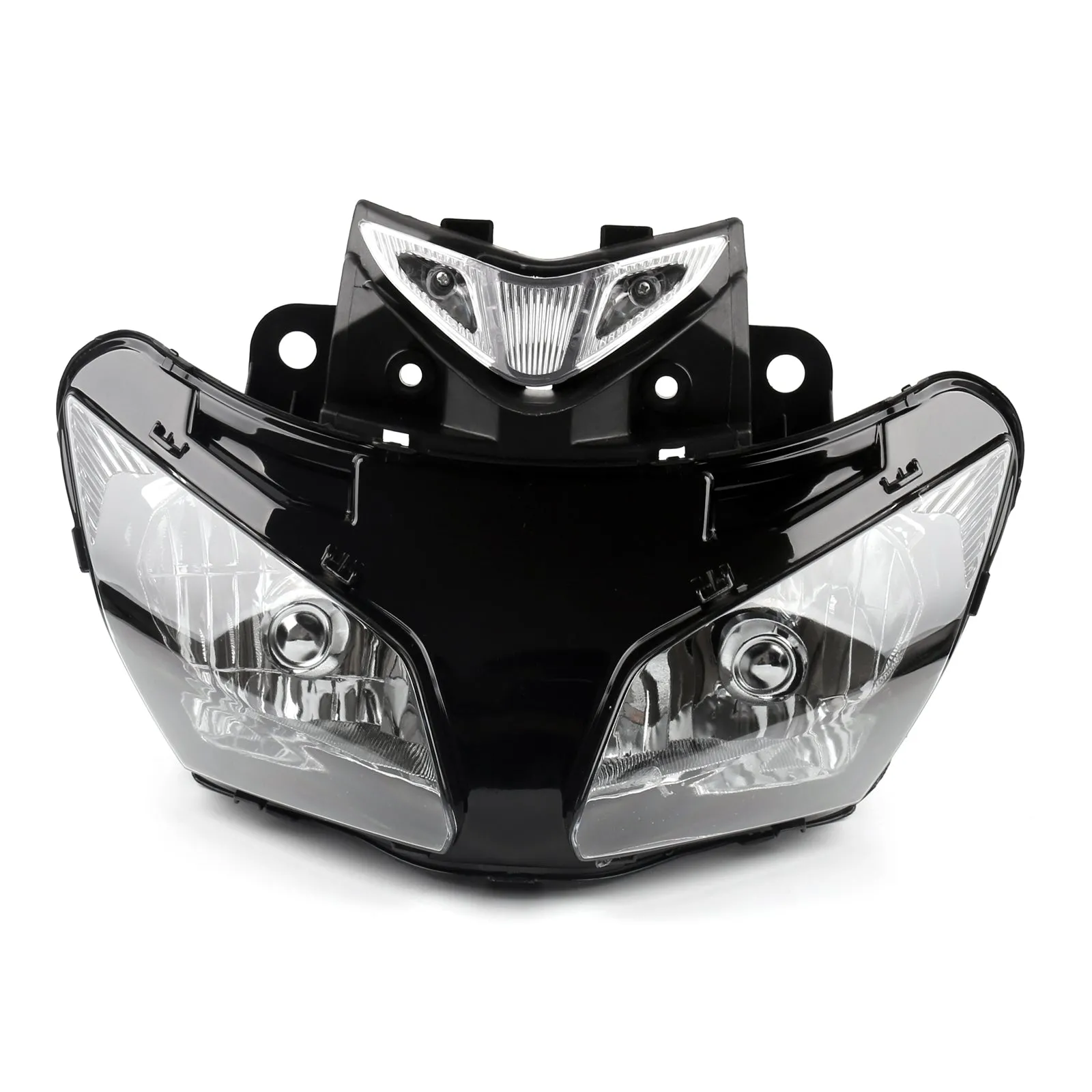 Conjunto de faros delanteros para Honda CBR500RR CBR 500 RR 2013-2015 negro genérico