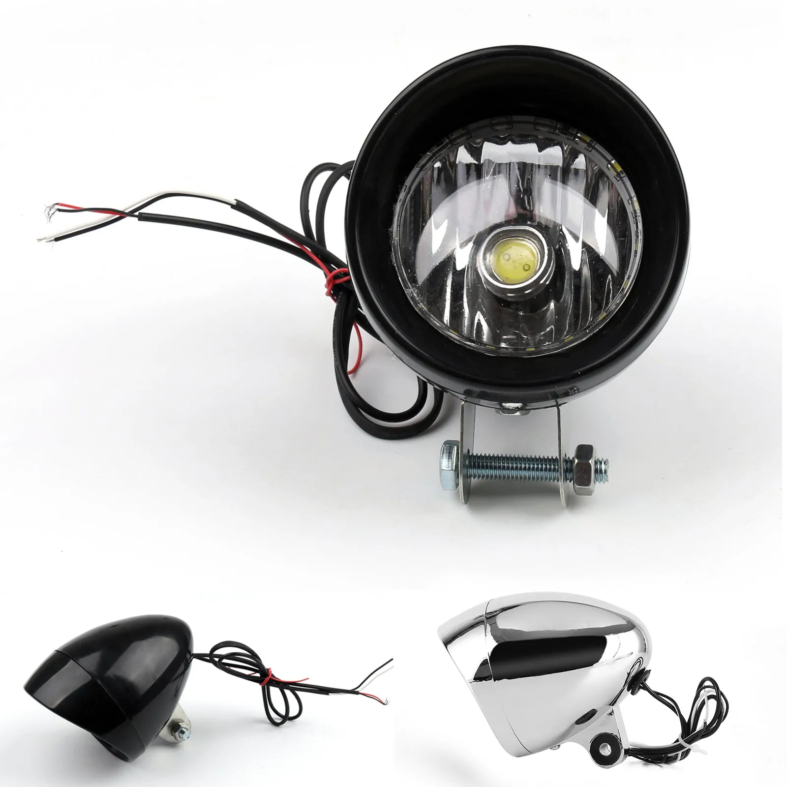 Faro LED COB de ojo de Ángel para motocicleta, luz antiniebla para Harley Dyna Glide genérico