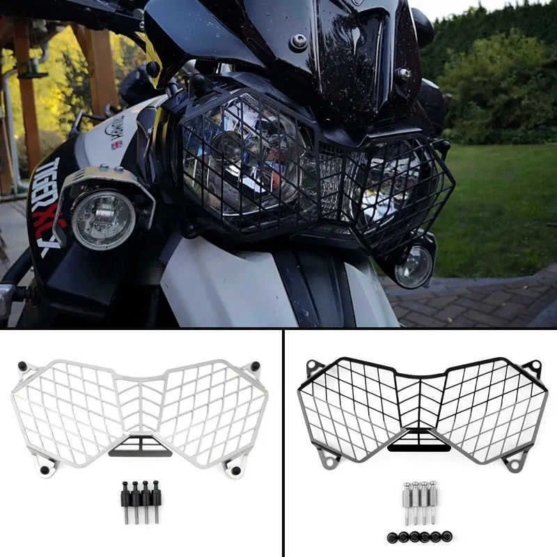 Rejilla protectora para faros de motocicleta, para TRIUMPH TIGER 800 10-17 EXPLORER 1200 12-17, genérica