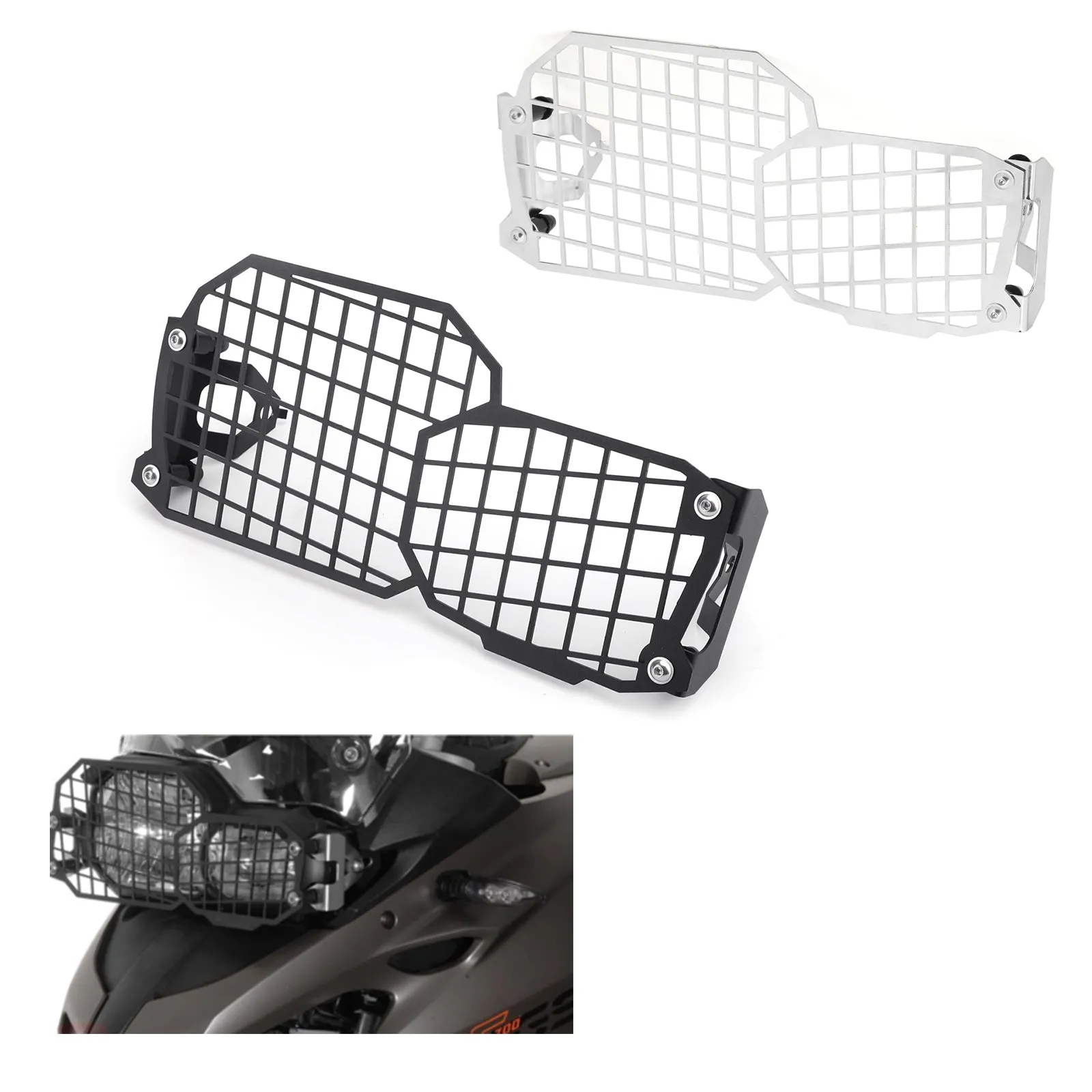 Rejilla de protección de faros para BMW F800GS F700GS F650GS 2008-2017 generica
