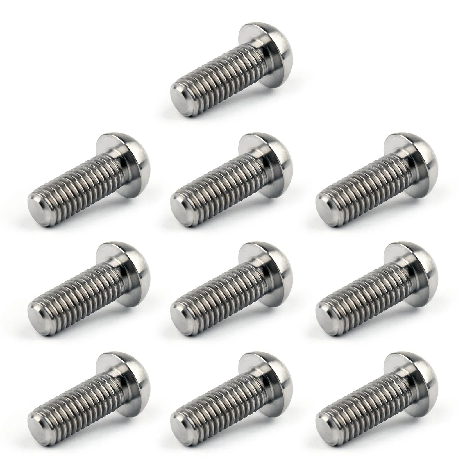 10 pernos de rotor de freno de disco de titanio T40 M8 x 20 mm para Ducati Multistrada 1200 genérico