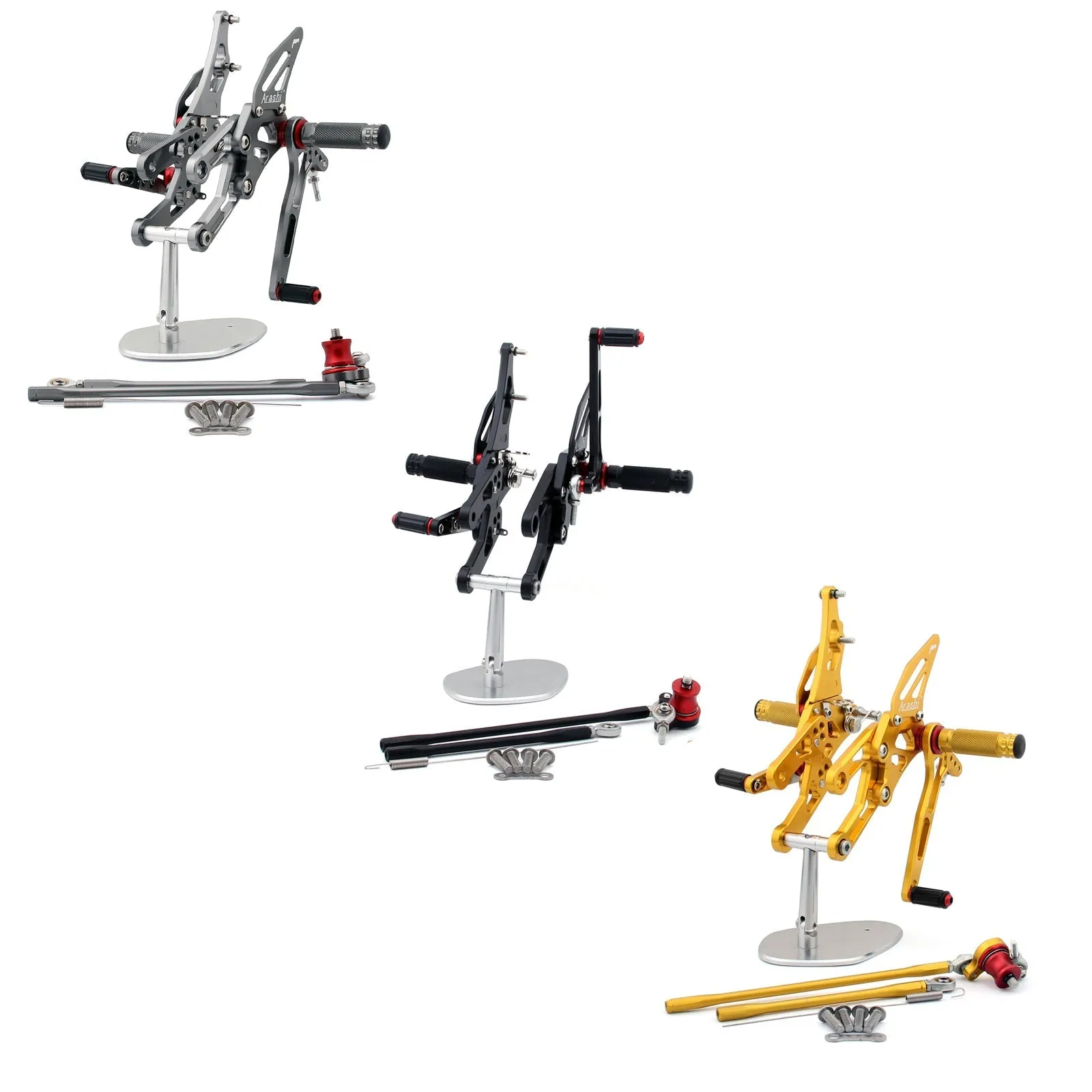 2003-2006 Honda CBR600RR /2004-2007 CBR1000RR Estribo trasero ajustable